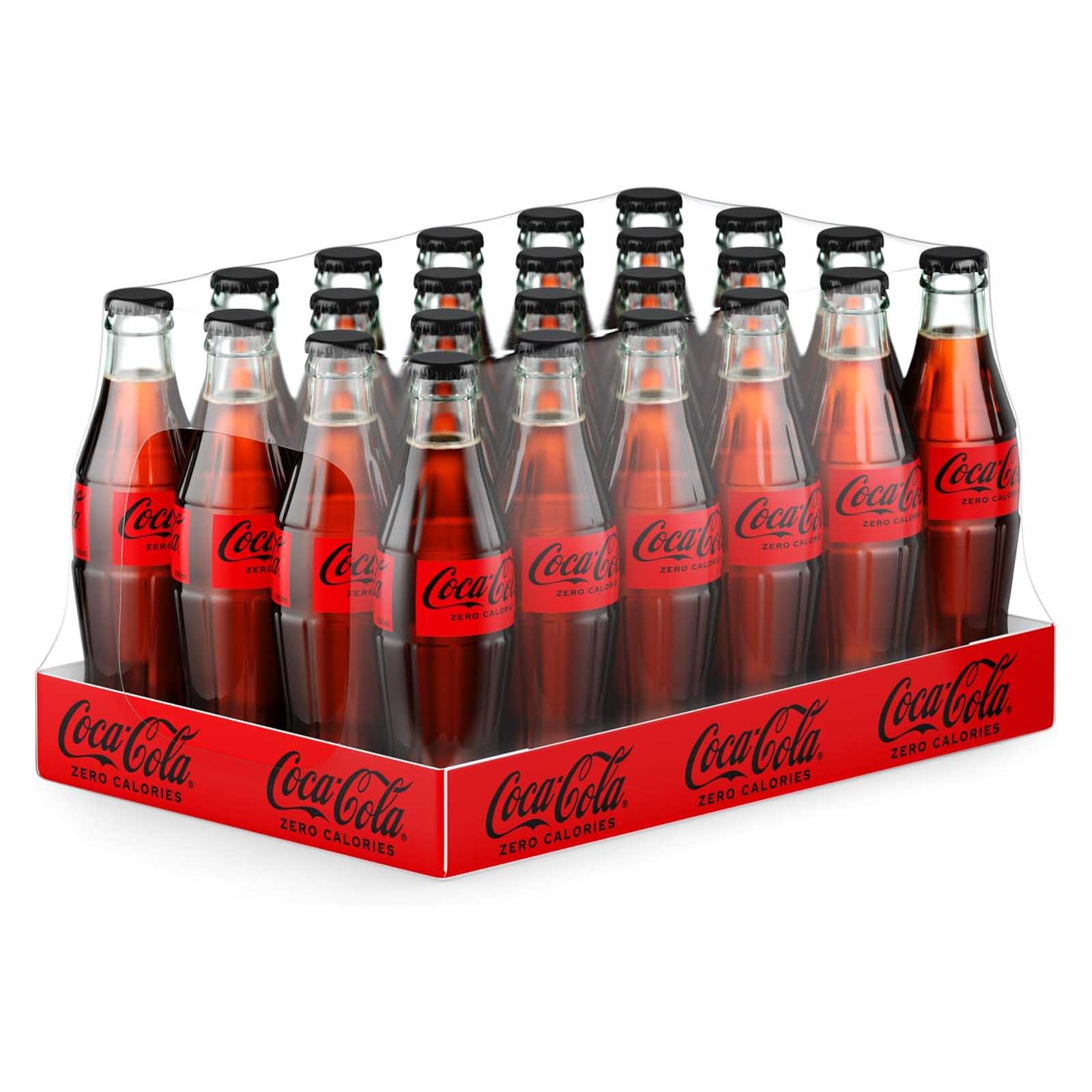 COCA COLA ZERO GLASS BOTTLE ( 24 X 290 ML )