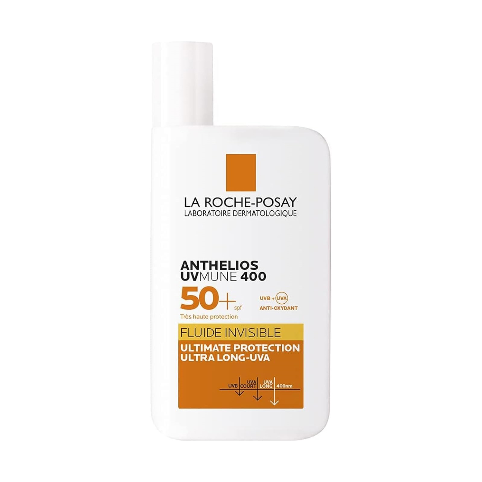  La Roche-Posay Anthelios UVMune 400 Invisible Fluid Non-Perfumed Suncream SPF50+ 50ml