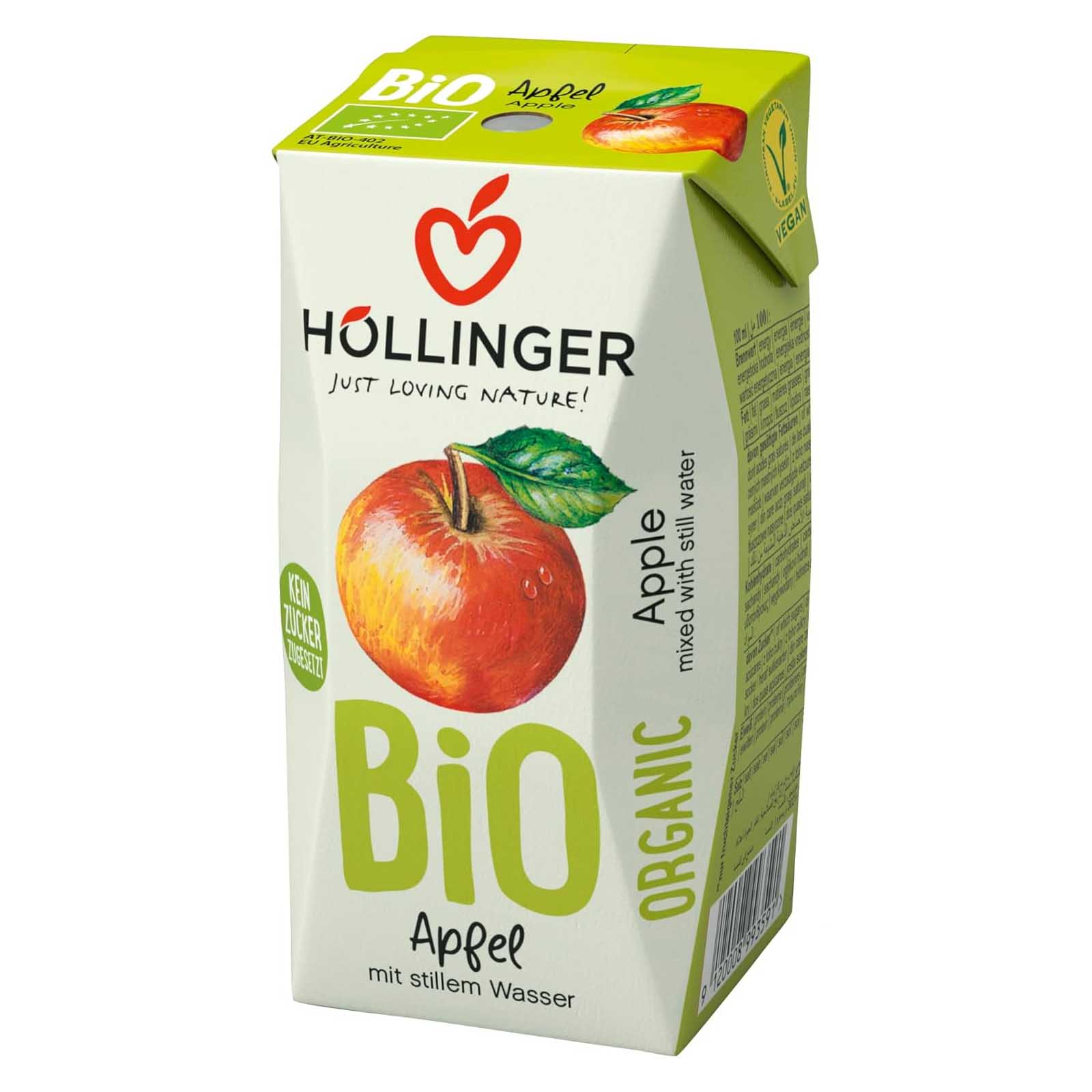 JUICE BIO ORGANIC APPLE HOLLINGER ( 200 ML )