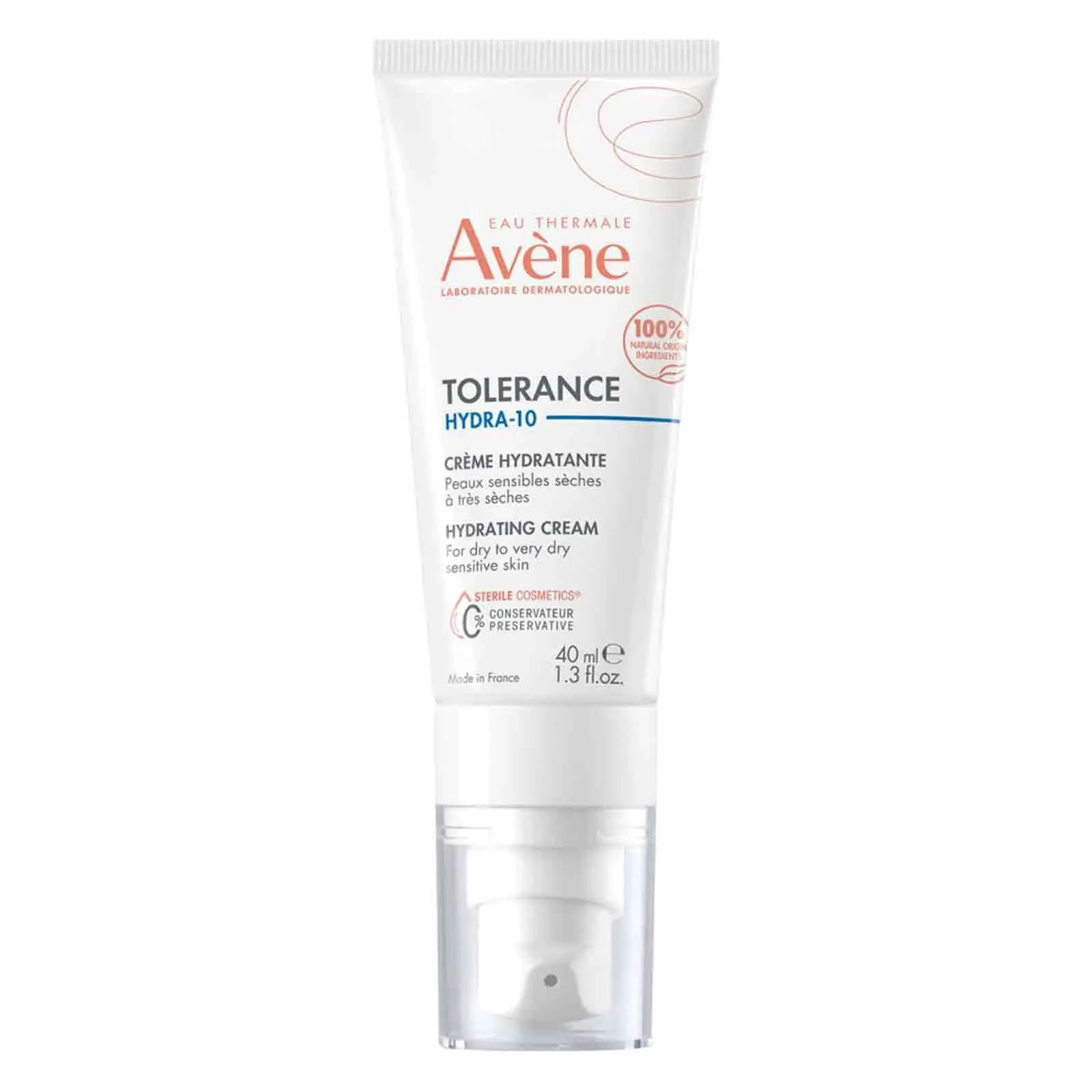 CREAM HYDRATING DRY TO VERY DRY  SENSITIVE SKIN HYDRA 10 TOLERANCE AVENE ( 40 ML )