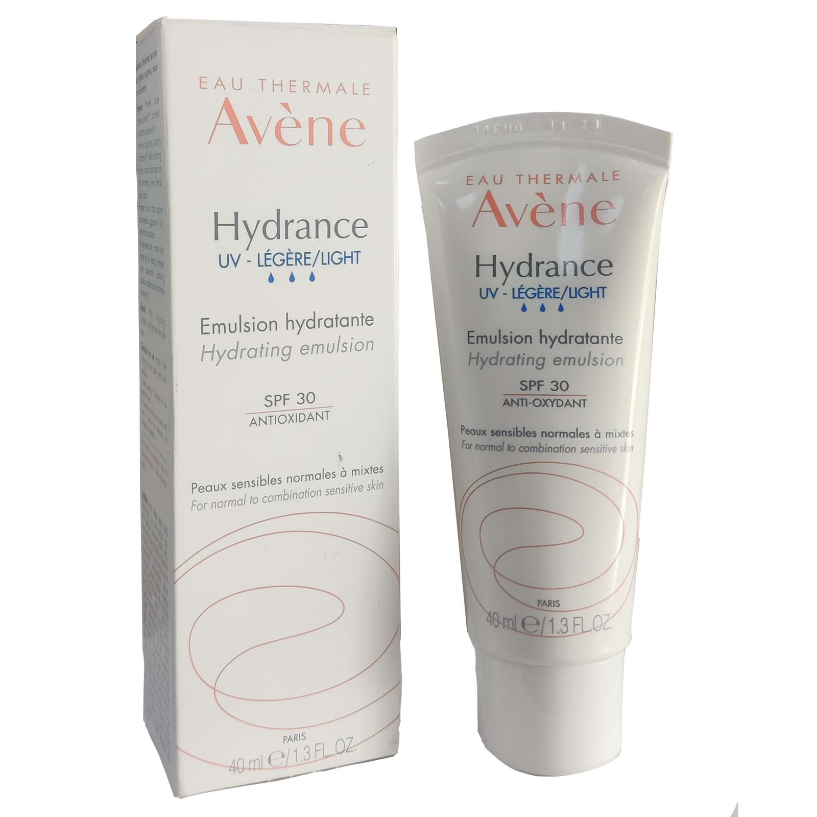 CREAM HYDRATING SENSITIVE CREAM SPF 30 OPTIMAL EMULASION UV - LIGHT  HYDRANCE AVENE ( 40 ml )