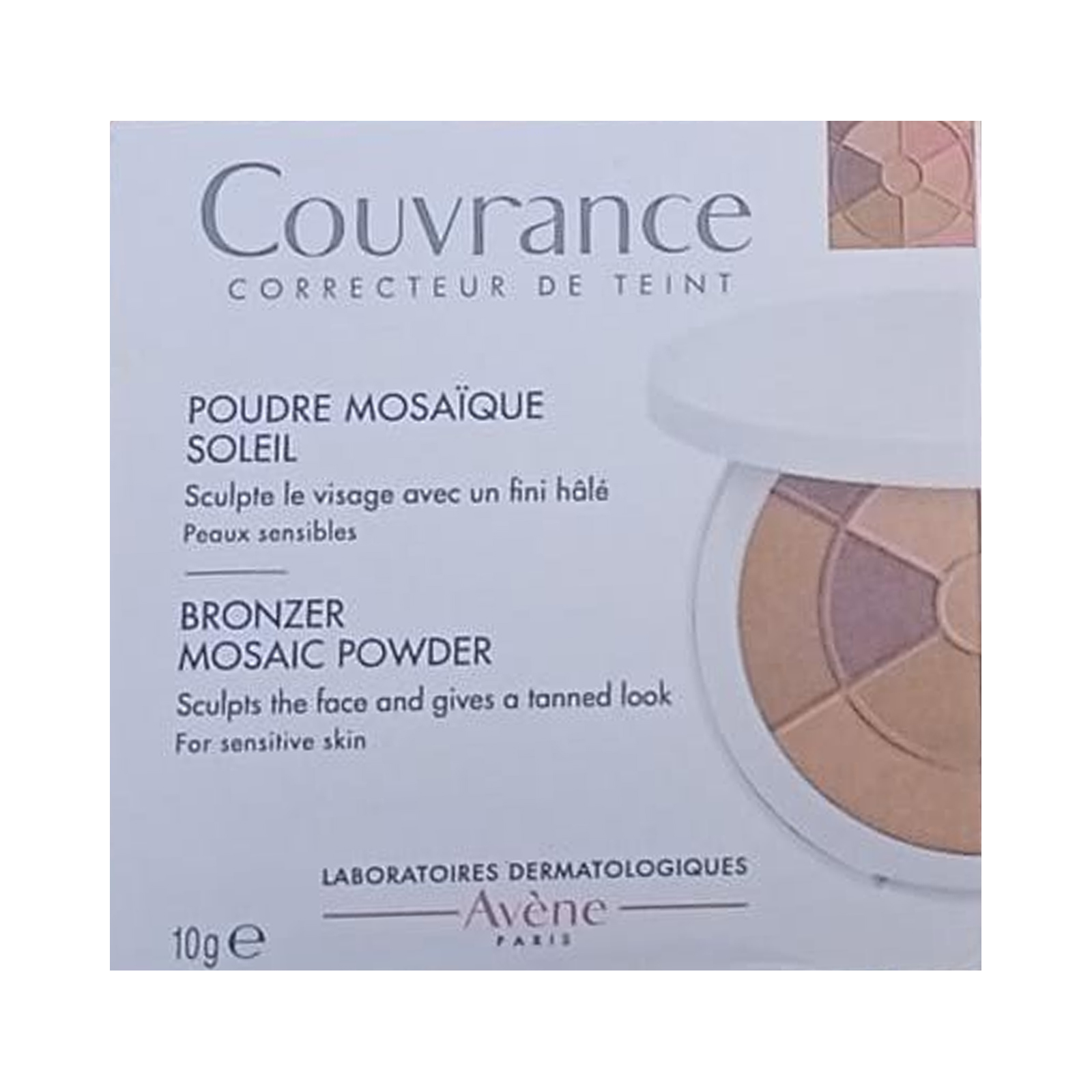  Completion Corrector Couvrance Mosaic Sun Powder For Sensitive Skin Avene 10 Gm