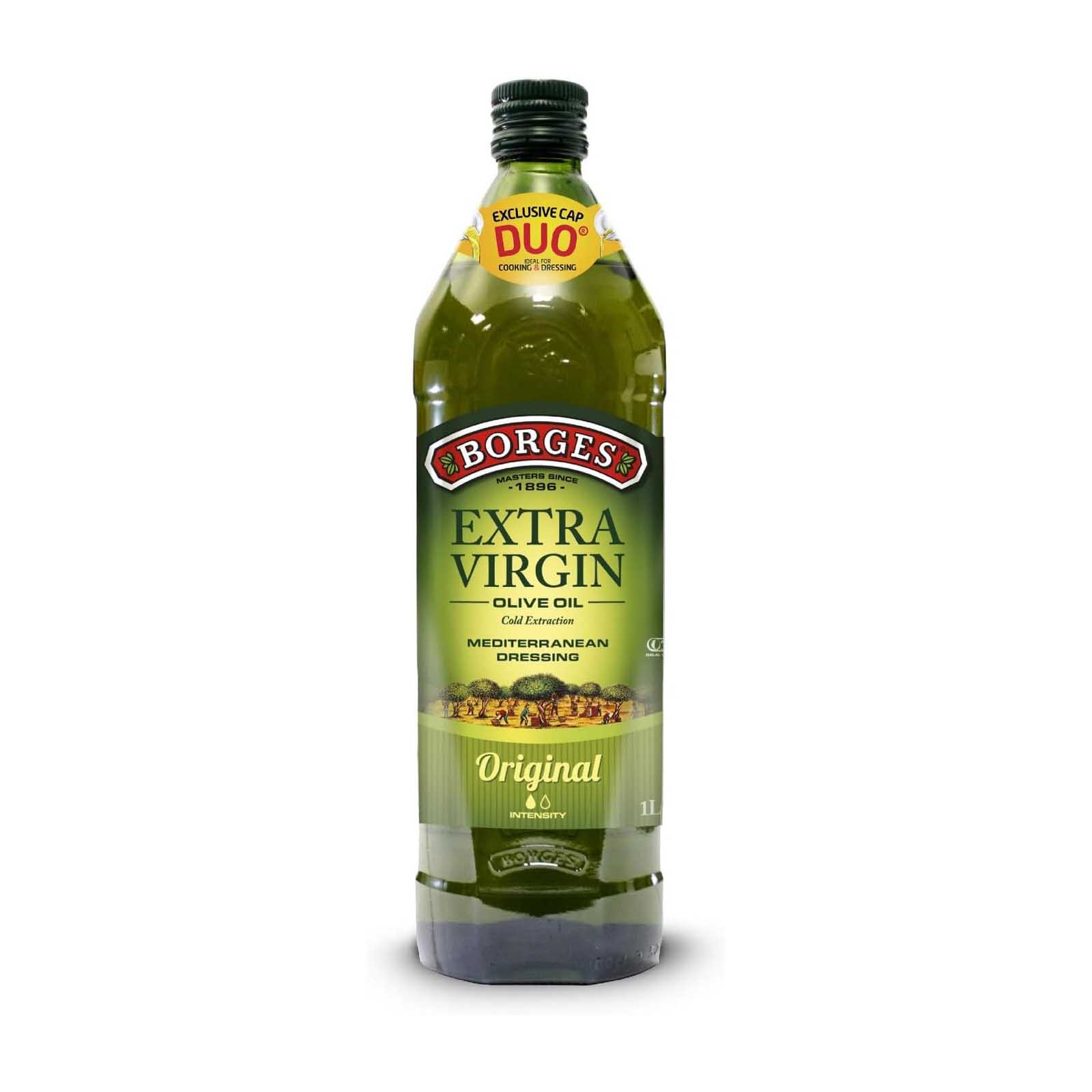  Borges Extra Virgin Olive Oil Glass Bottle 1 L