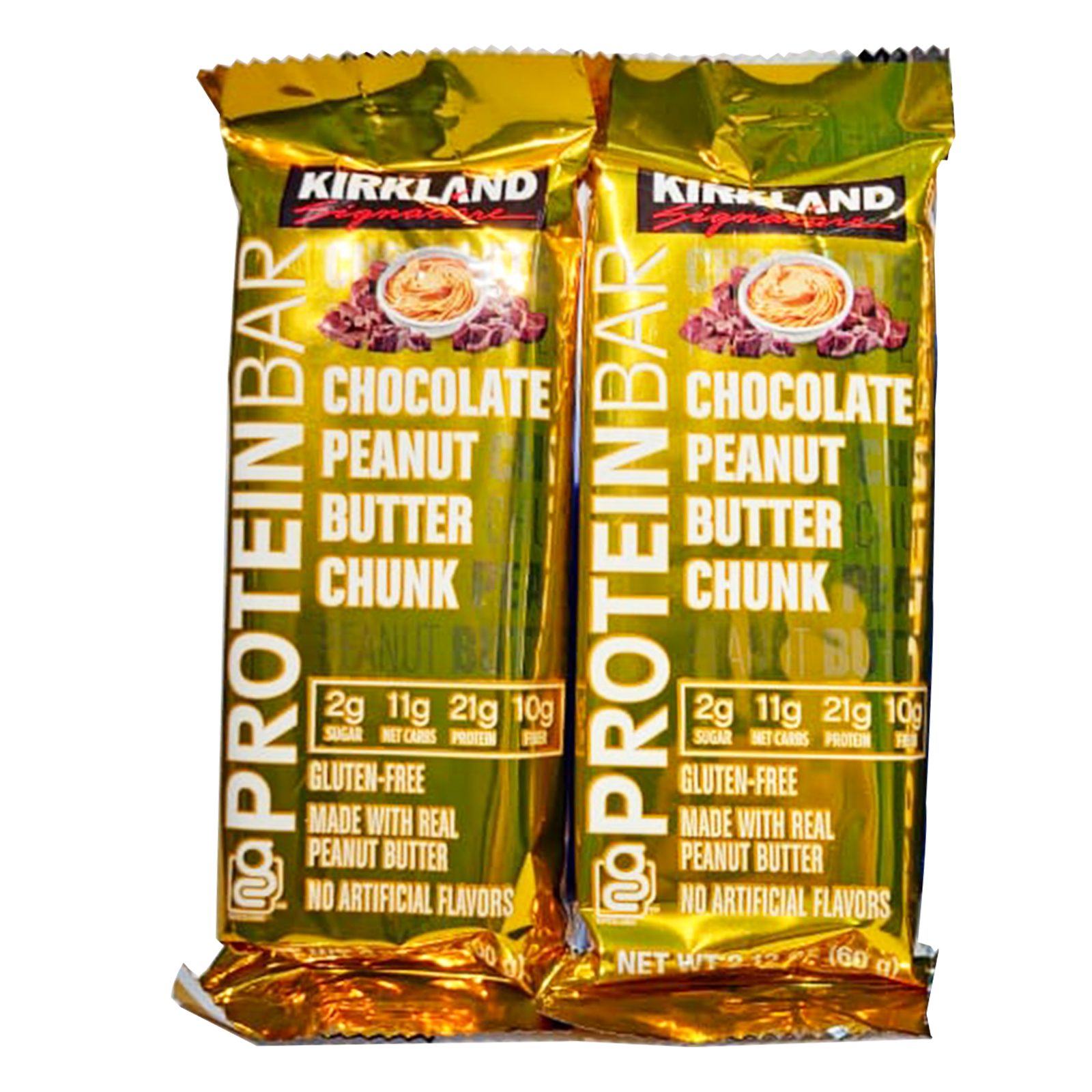 PROTEIN BAR CHOCOLATE PEANUT BUTTER CHUNK KIRKLAND SIGNATURE ( 60 GM )