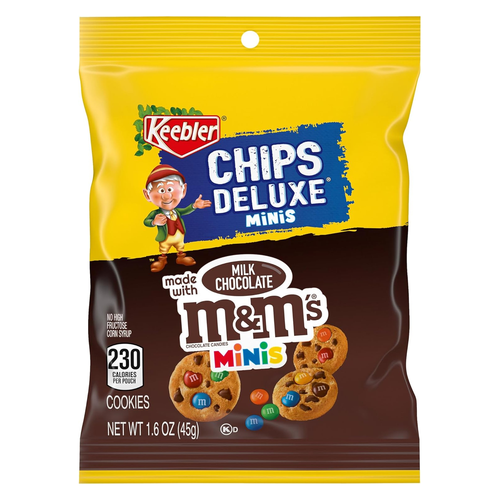 COOKIES BITE SIZE WITH MINI M&MS KEEBLER ( 1.6 Oz )