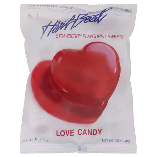  Heartbeat Strawberry Flavoured Candy 160  Pcs