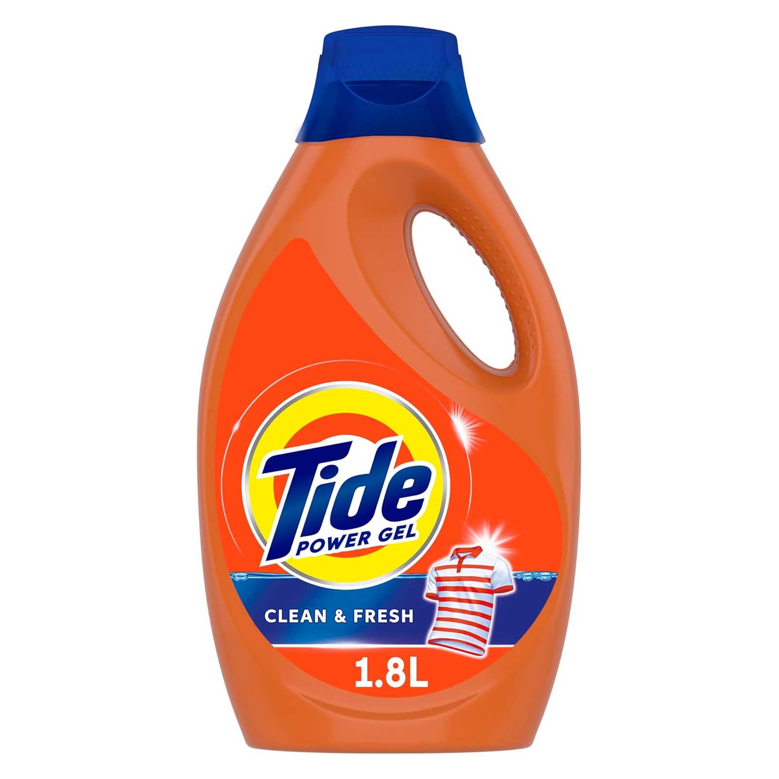 POWER GEL CLEAN & FRESH LAUNDRY DETERGENT TIDE ( 1.8 L )