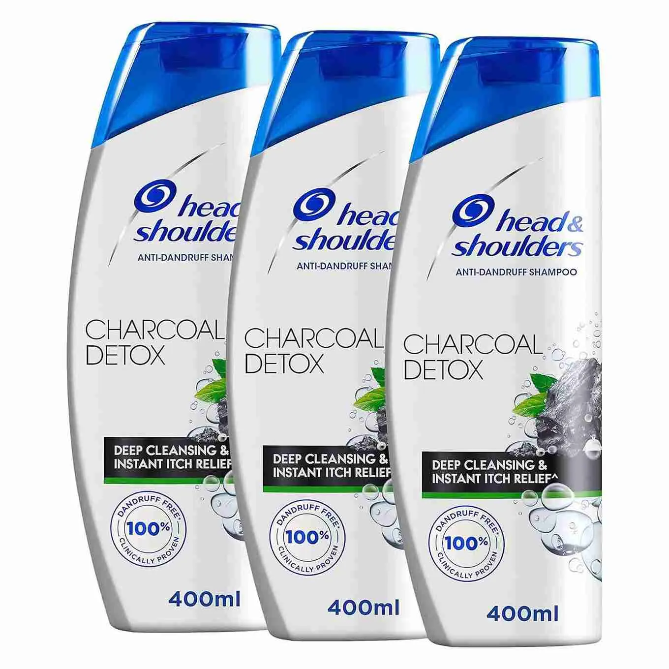 SHAMPOO AD CHARCOAL DETOX HEAD & SHOULDERS ( 3 X 400 ML )