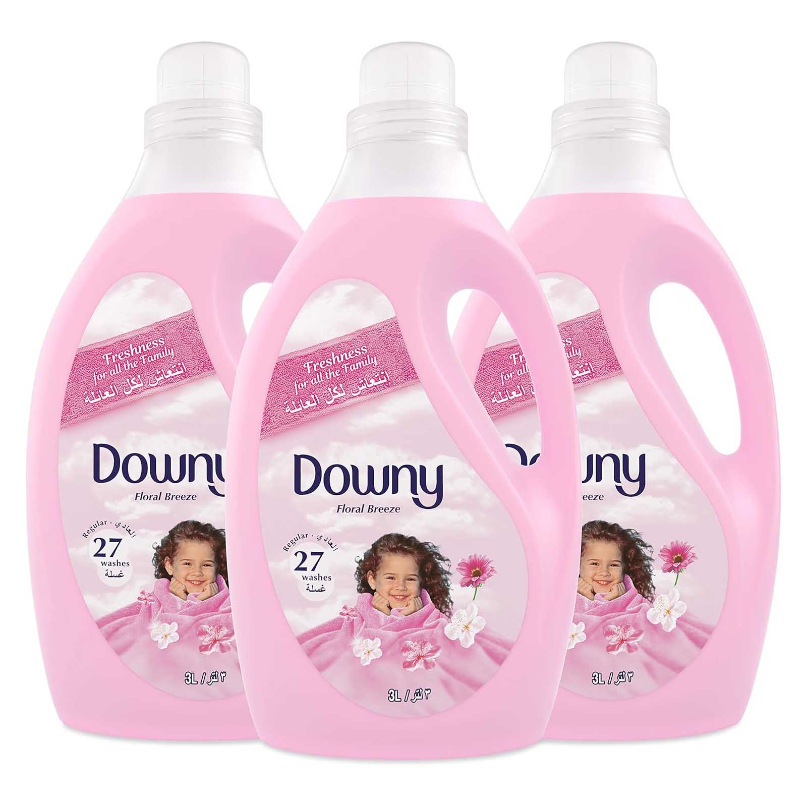 FABRIC SOFTNER REGULAR FLORAL BREEZE DOWNY ( 3 X 3 LTR )