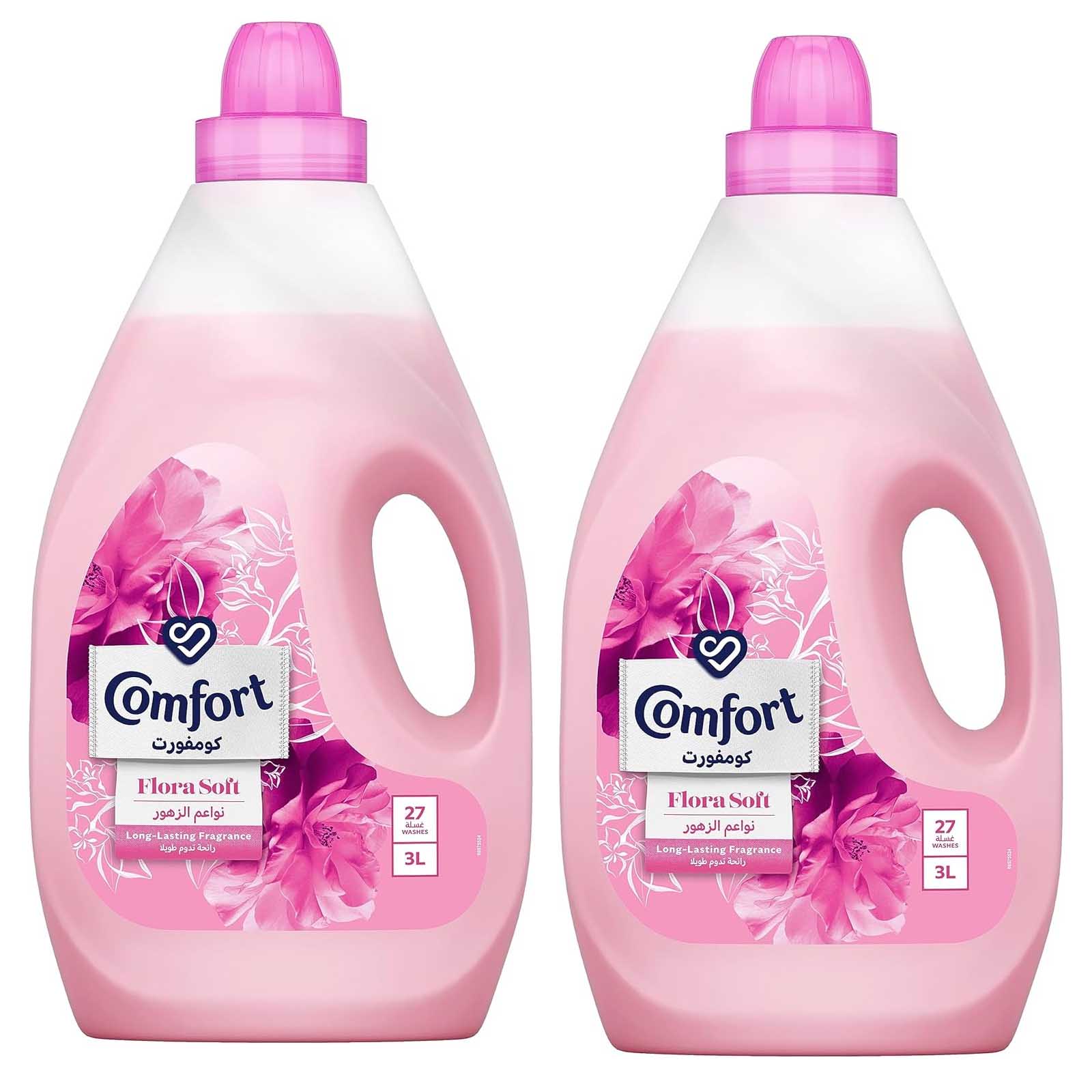 FABRIC SOFTENER FLORA SOFT COMFORT ( 2 X 3 LTR )