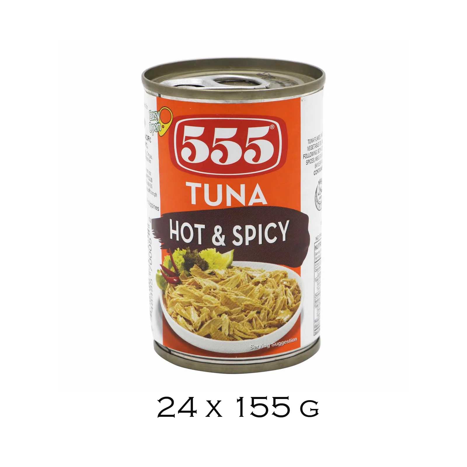 TUNA FLAKES HOT & SPICY 555 ( 24 X 155 GM )