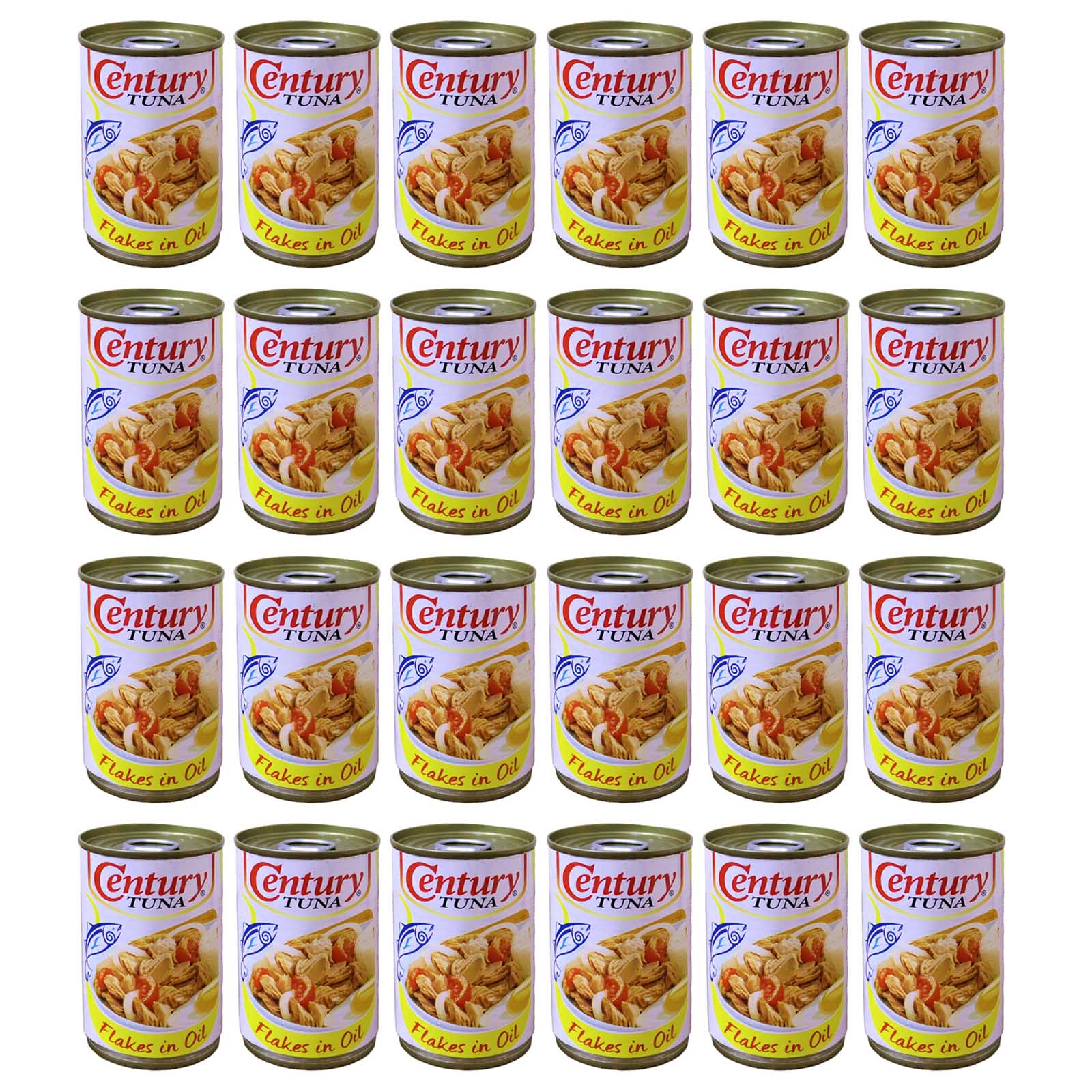 TUNA FLAKES IN VEGETABLE OIL CENTURY ( 24 X 155 GM )