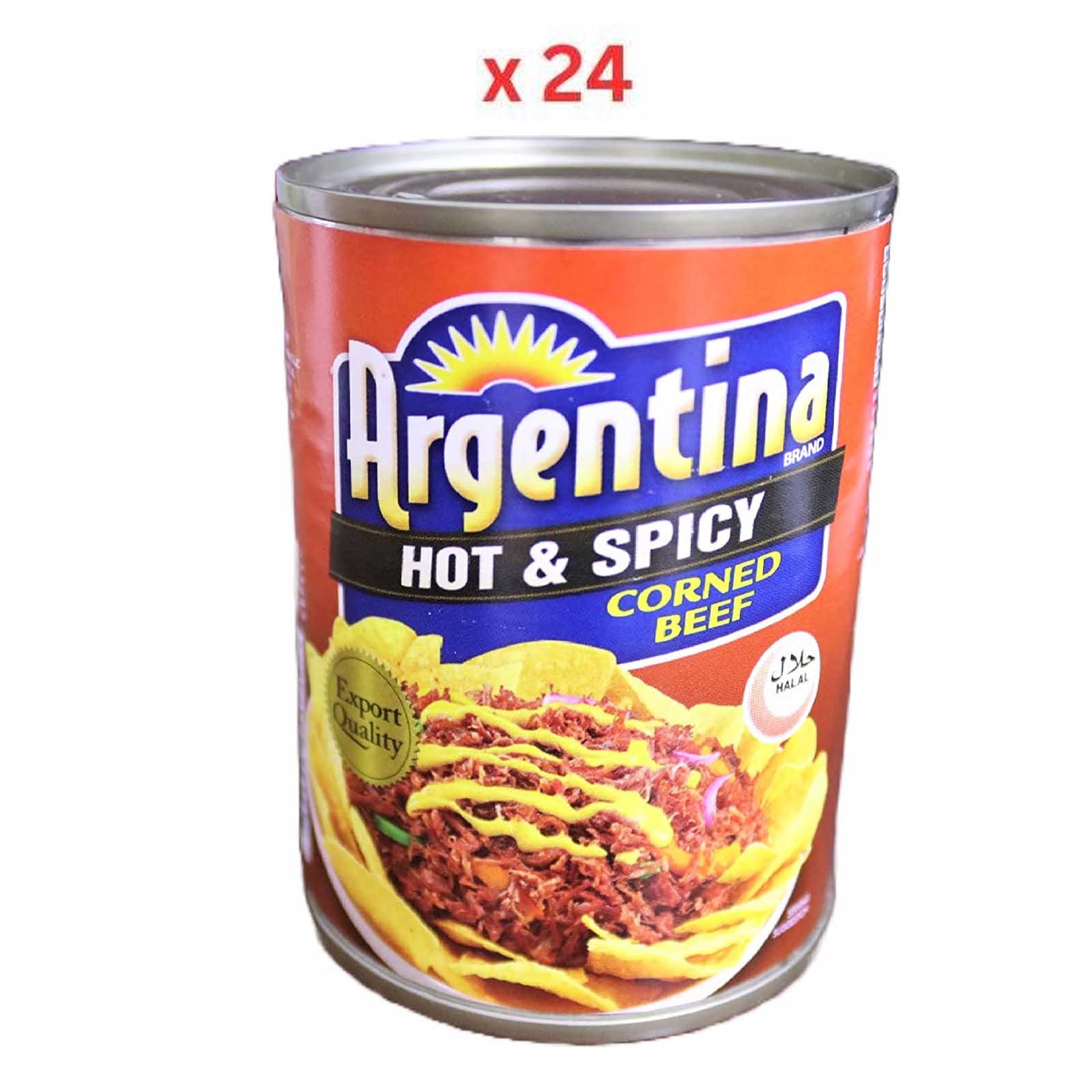 CORNED BEEF HOT & SPICY ARGENTINA ( 24 X 260 gm )