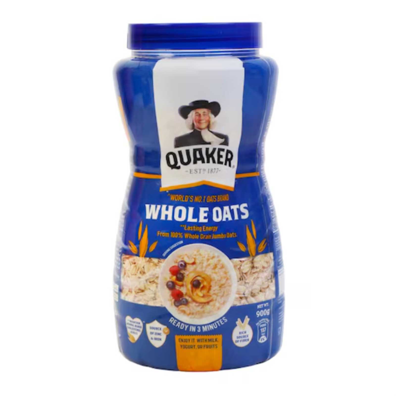 OATS WHOLE JAR QUAKER ( 900 gm )