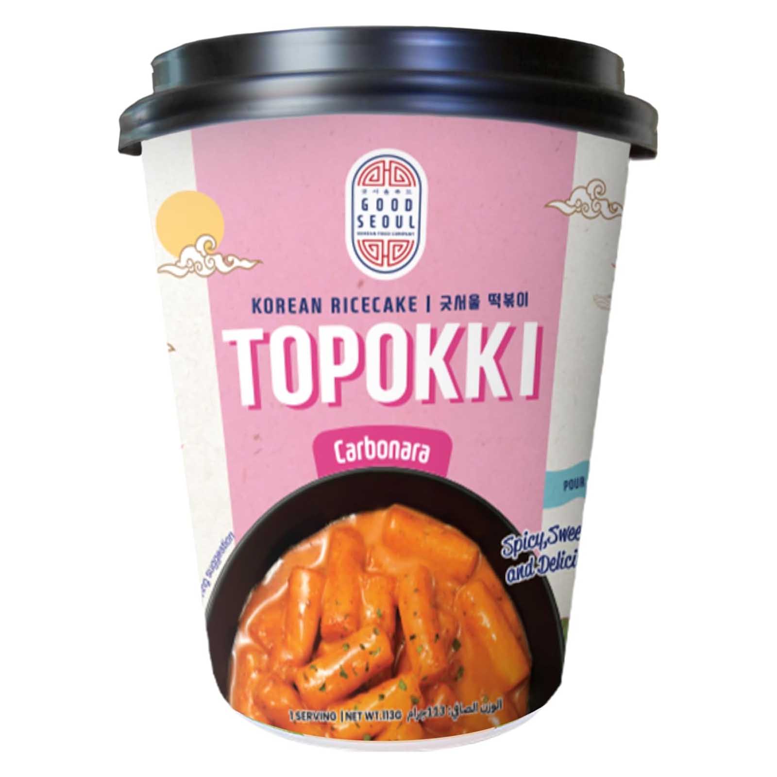 RICE CAKE KOREAN TAPOKKI CARBONARA GOOD SEOUL ( 113 GM ) 