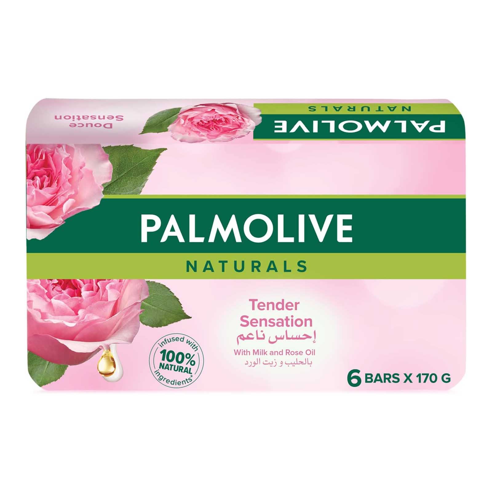 SOAP NATURALS TENDER SENSATION PALMOLIVE ( 6 X 170 GM )