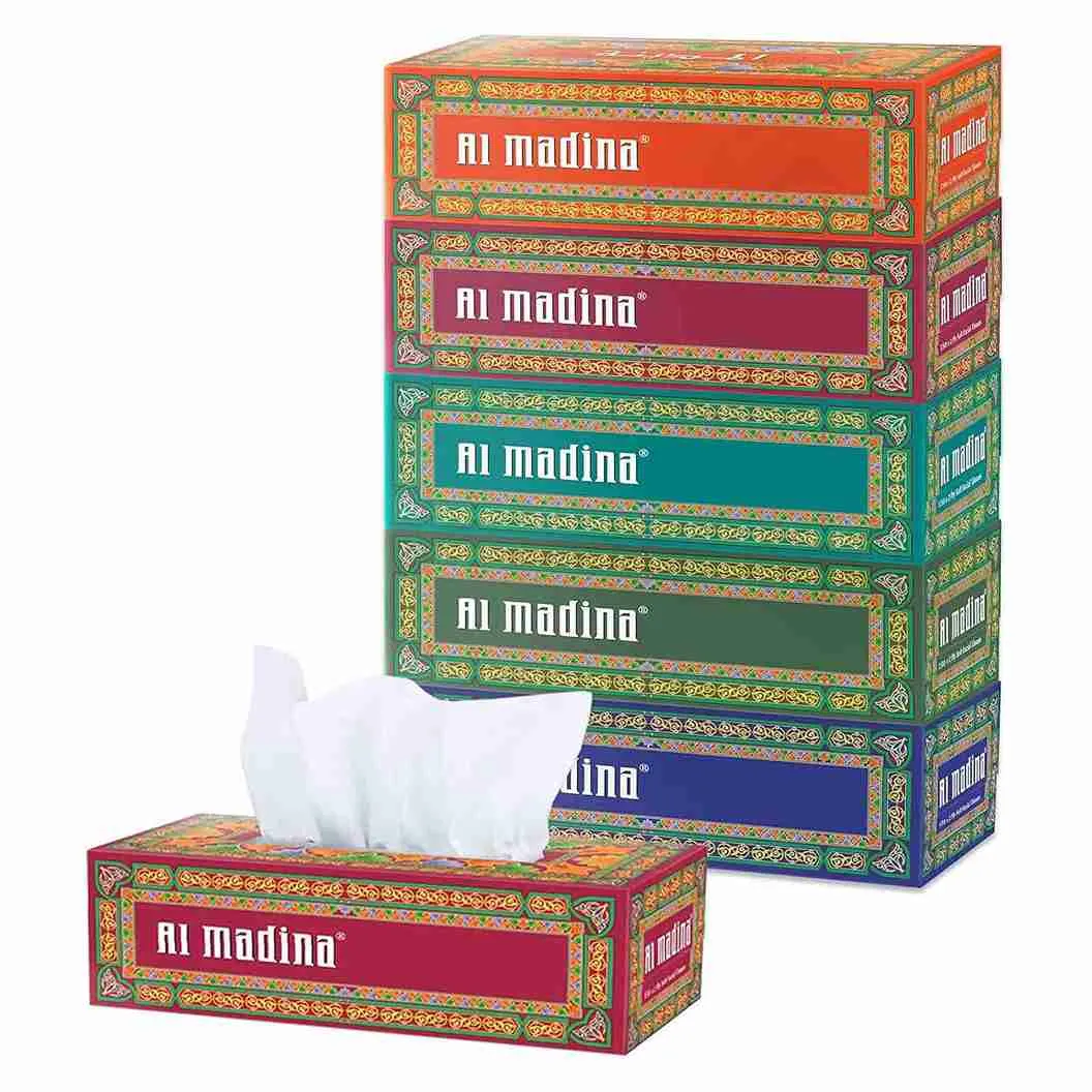TISSUE FACIAL AL MADINA 150 X 2 PLY ( 5 PC )