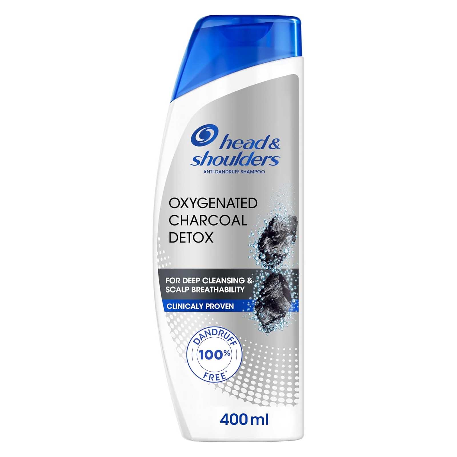 SHAMPOO ANTI DANDRUFF OXYGENATED CHARCOAL DETOX HEAD & SHOULDERS ( 400 ML )