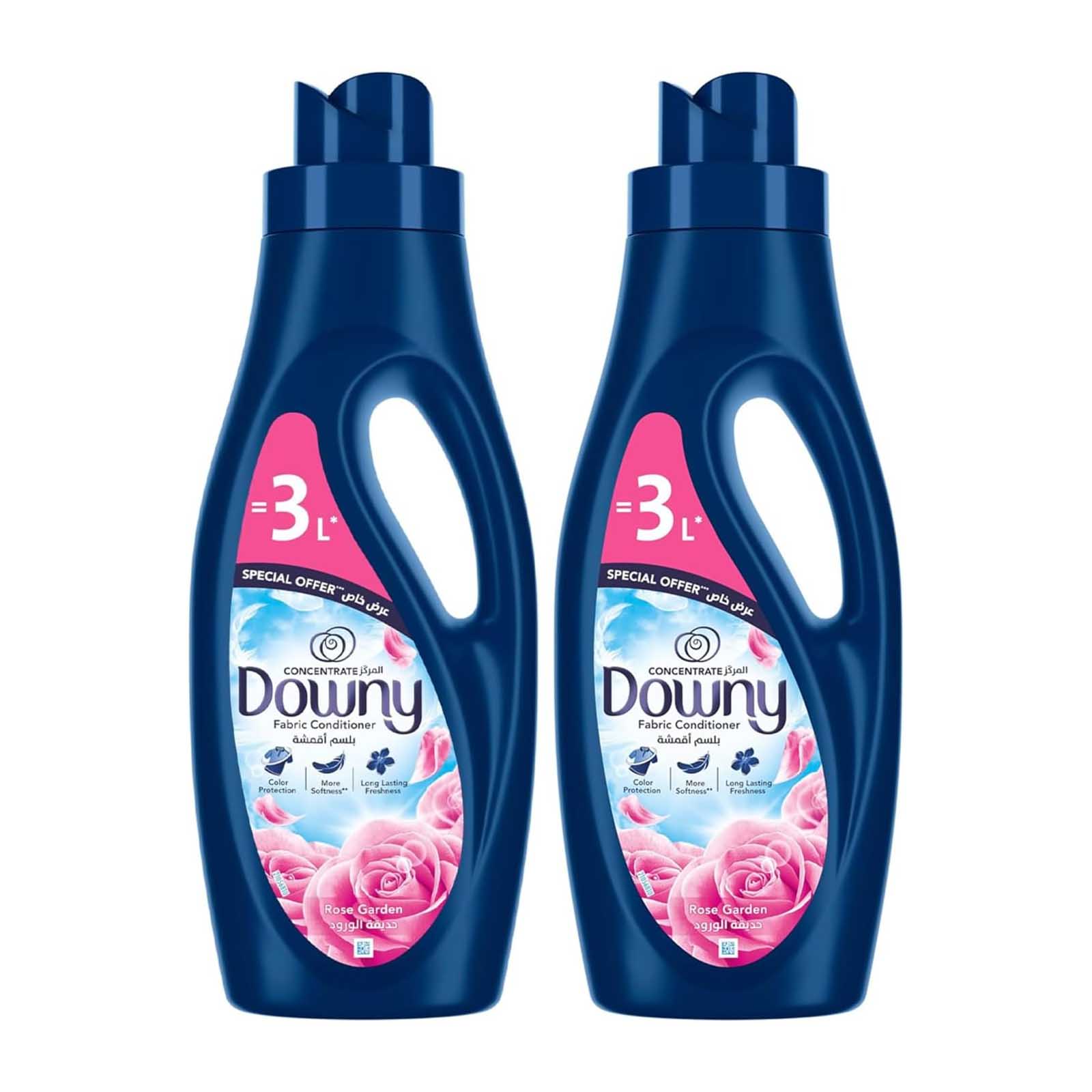 FABRIC CONDITIONER CONCENTRATE ROSE GARDEN DOWNY ( 2 X 1 LTR )