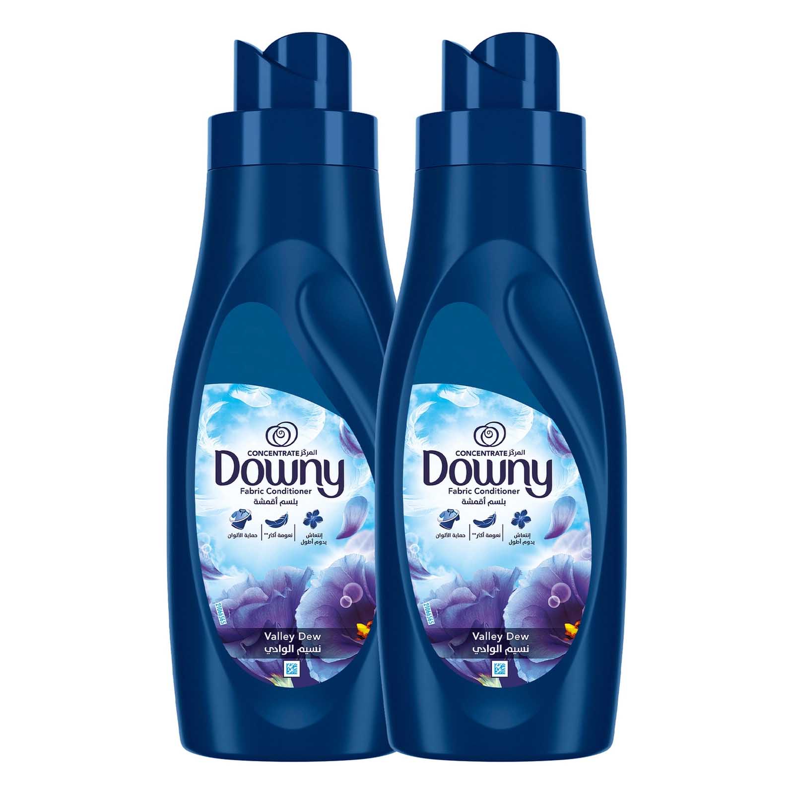 FABRIC CONDITIONER CONCENTRATE VALLEY DEW DOWNY ( 2 X 1 LTR )