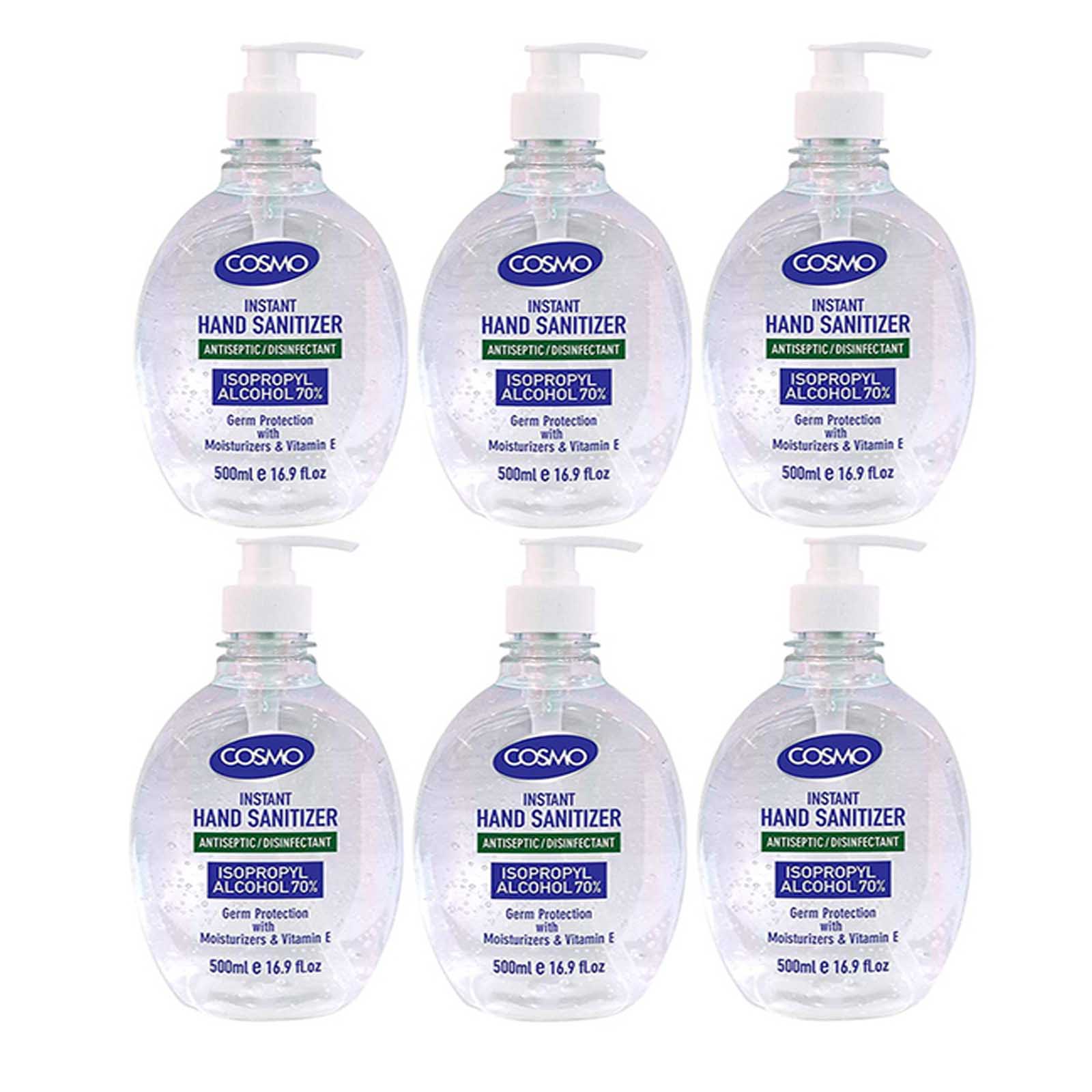 HAND SANITIZER COSMO ( 6 X 500 ML )