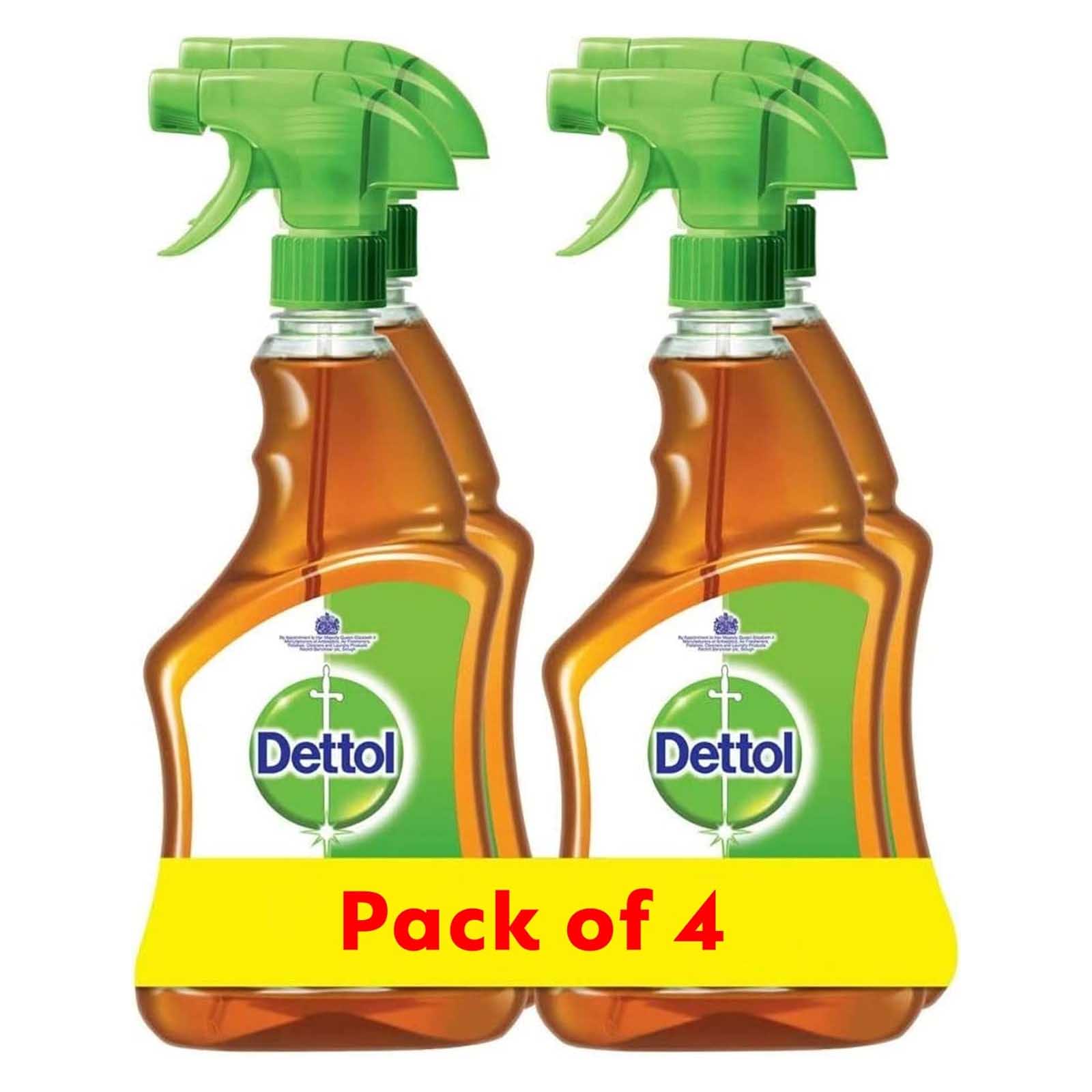 SURFACE DISSENFECTANT SPRAY DETTOL ( 4 X 500 ML )