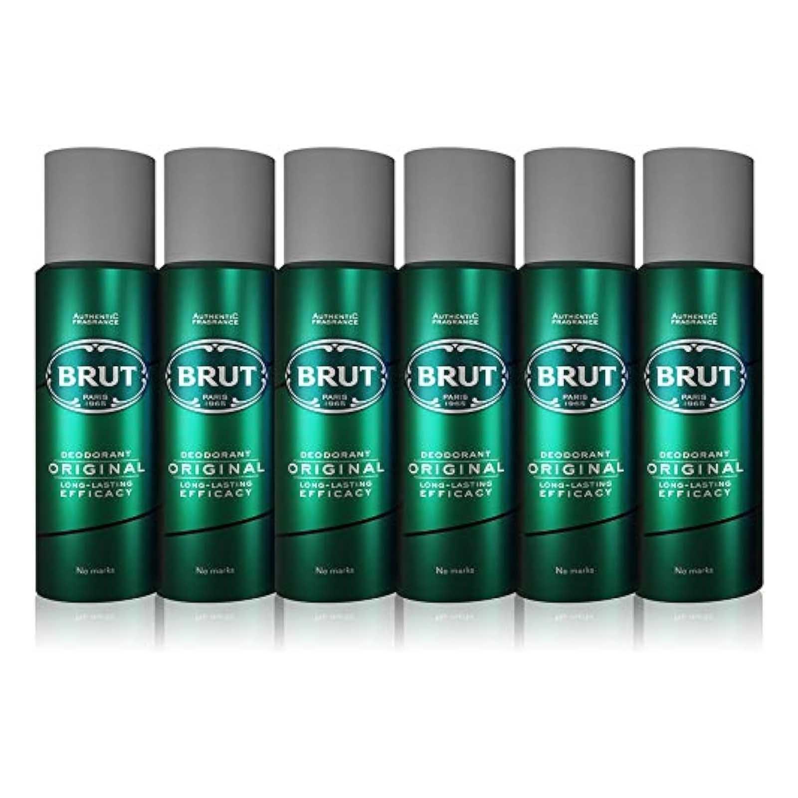 DEODORANT SPRAY ORIGINAL BRUT ( 6 X 200 ML )