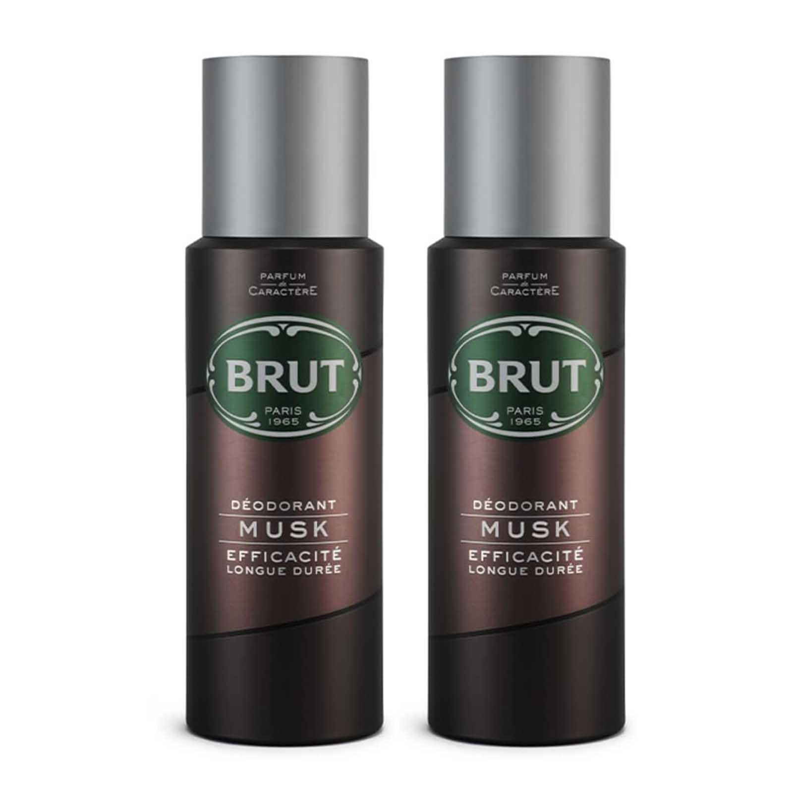 DEODORANT SPRAY MUSK BRUT ( 2 X 200 ML )