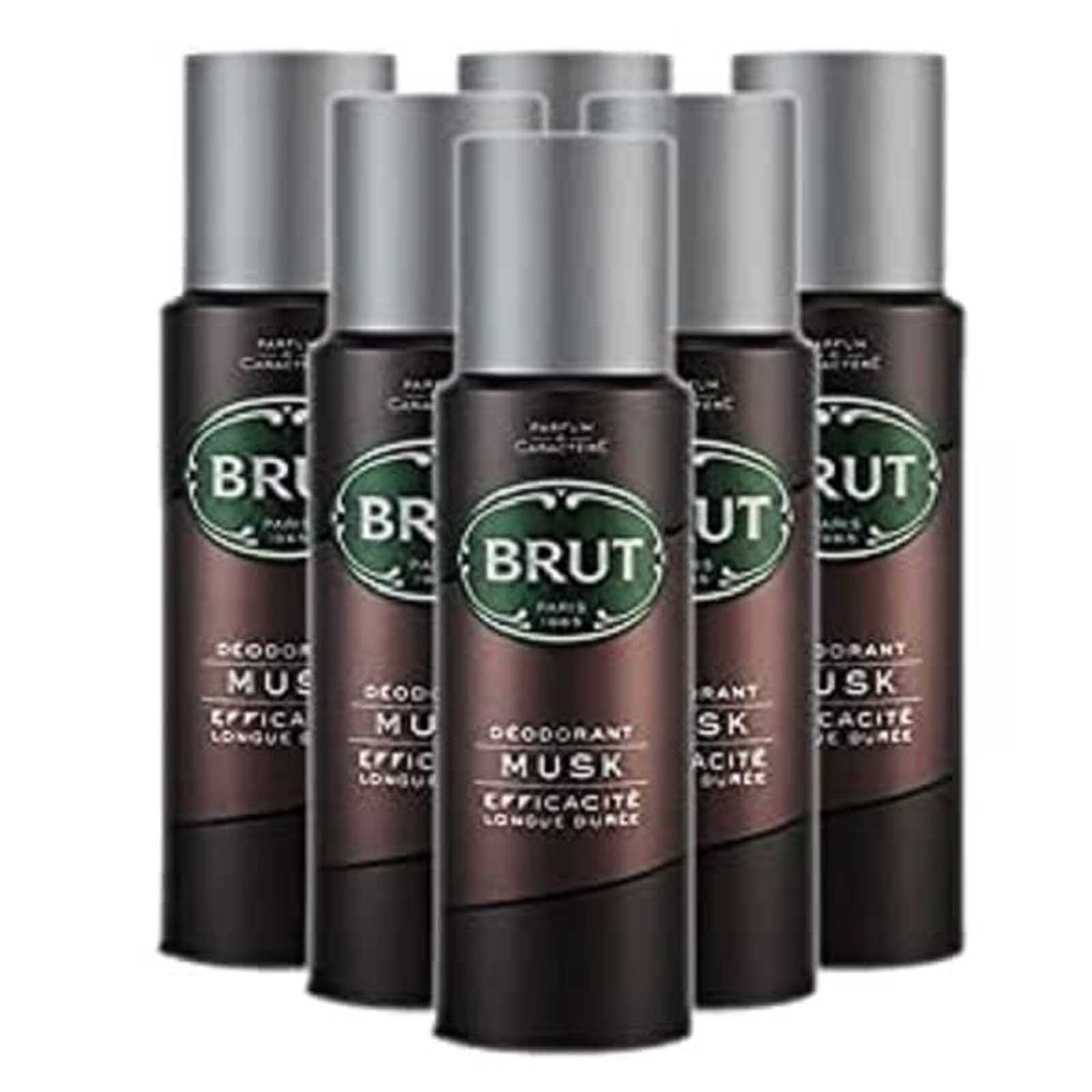 DEODORANT SPRAY MUSK BRUT ( 6 X 200 ML )