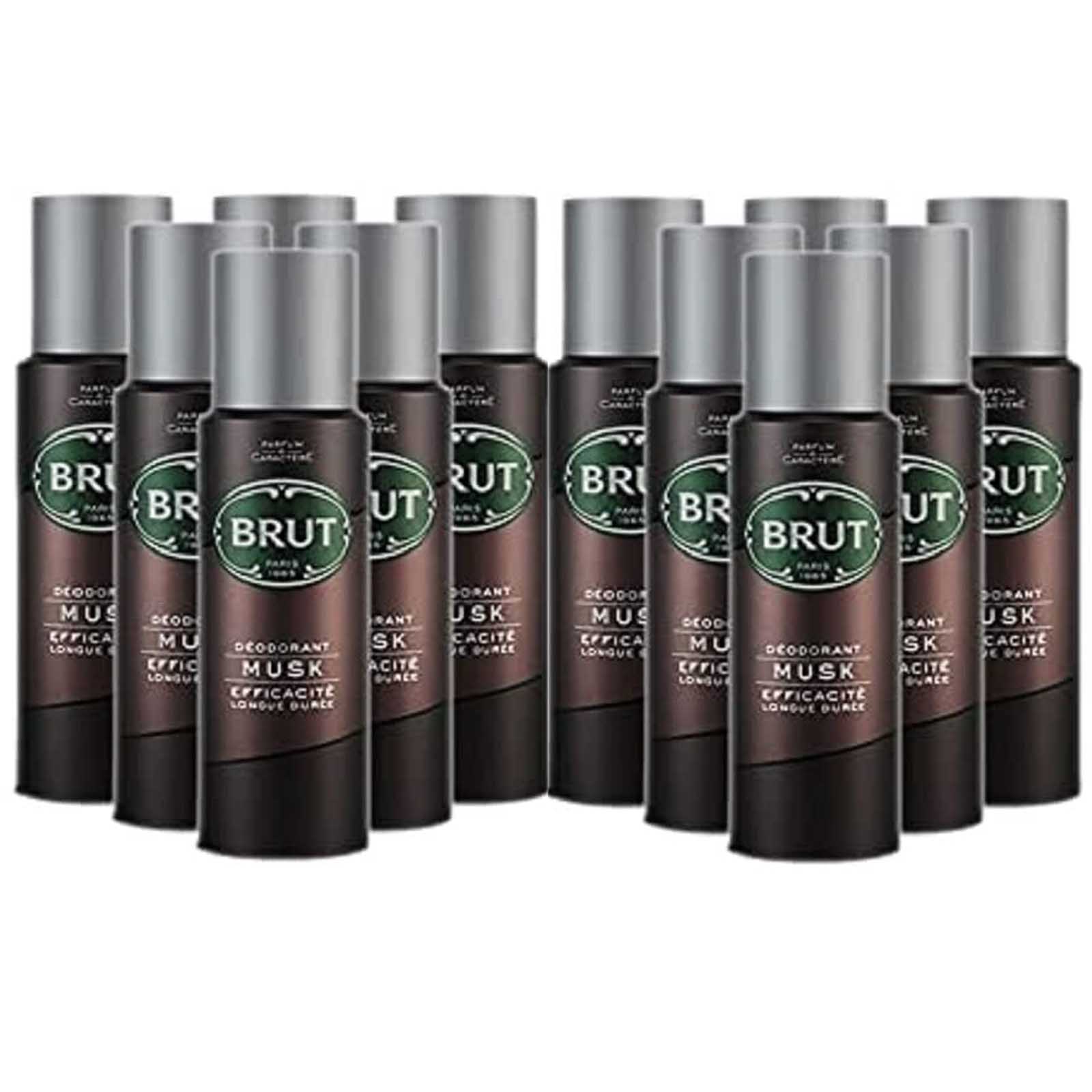 DEODORANT SPRAY MUSK BRUT ( 12 X 200 ML )