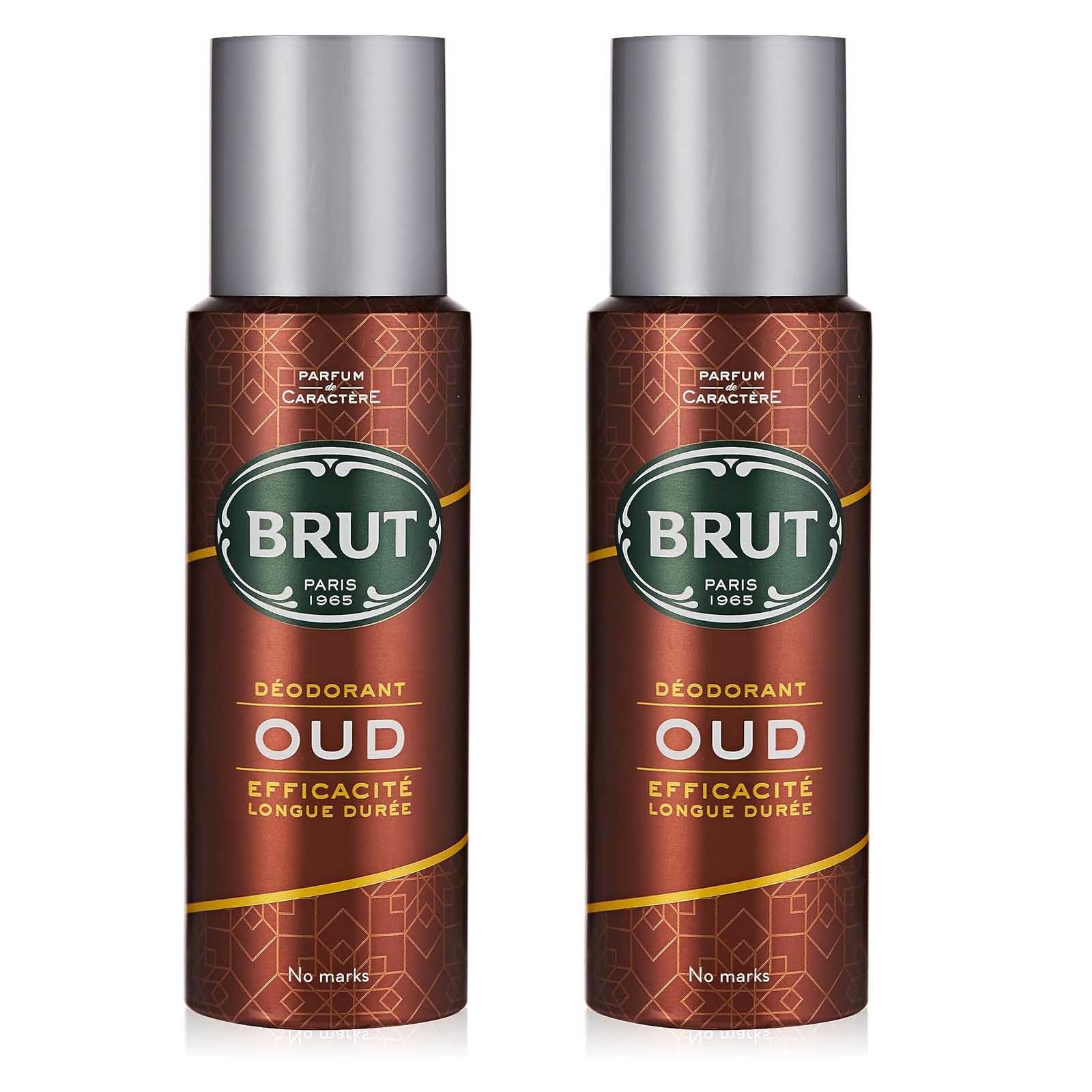  Brut Oud Deodorant Spray 2 x 200 ml