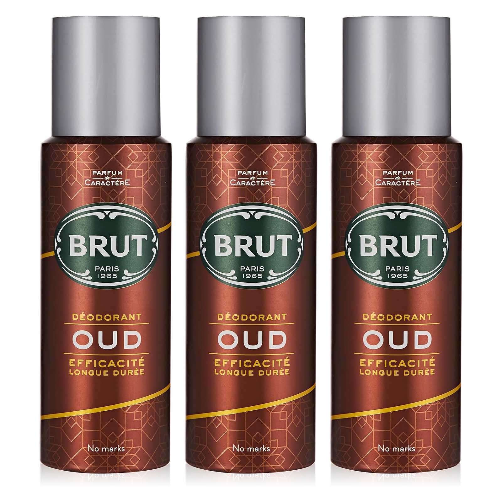 DEODORANT SPRAY OUD BRUT ( 3 X 200 ML )