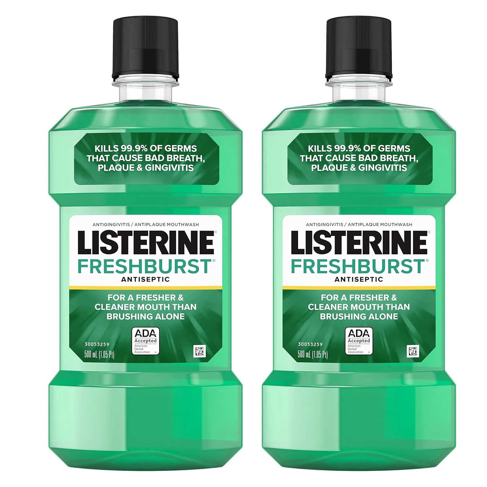 MOUTH WASH FRESH BURST LISTERINE ( 2 X 500 ML )