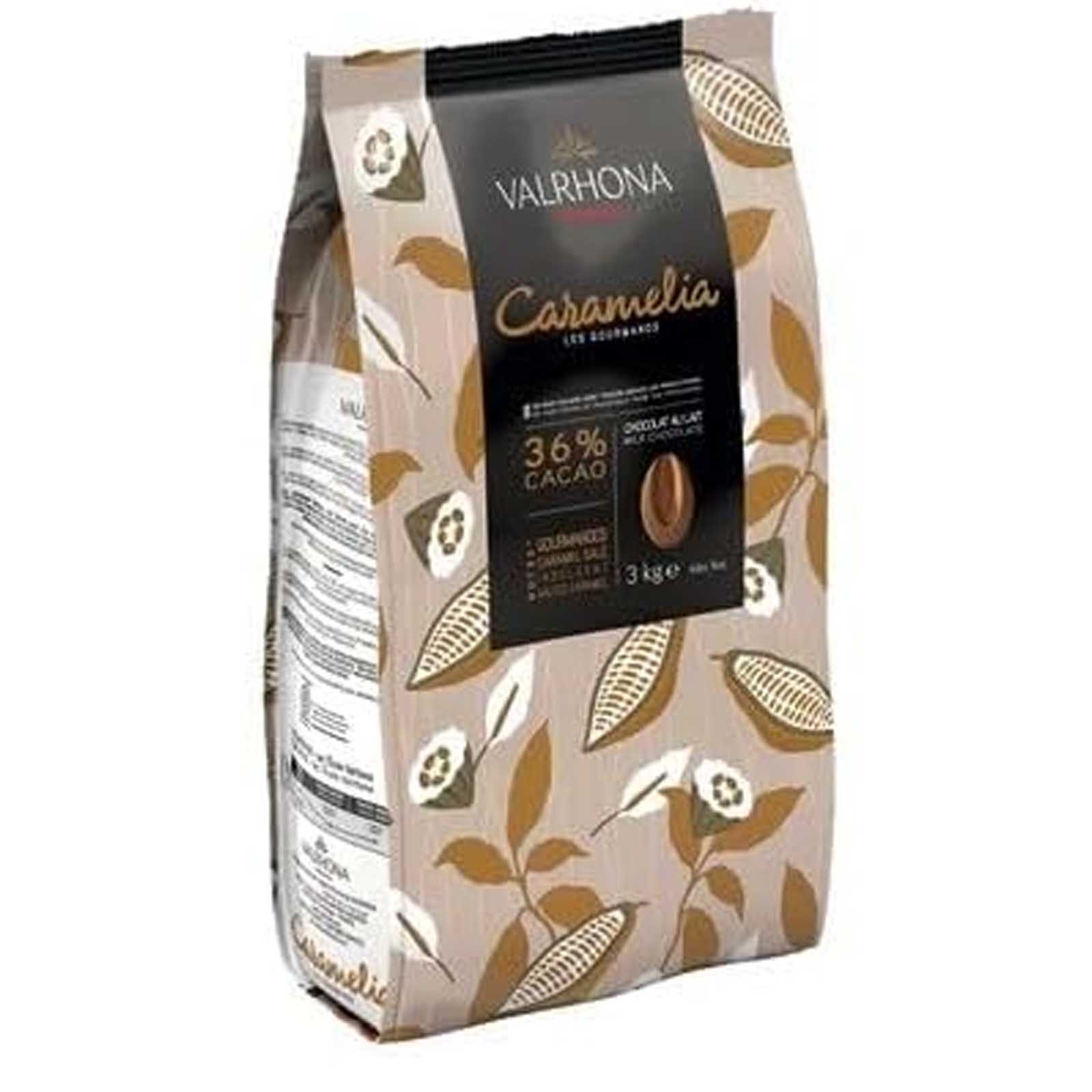 CHOCOLATE FEVES 36% CARAMELIA VALRHONA ( 3KG )