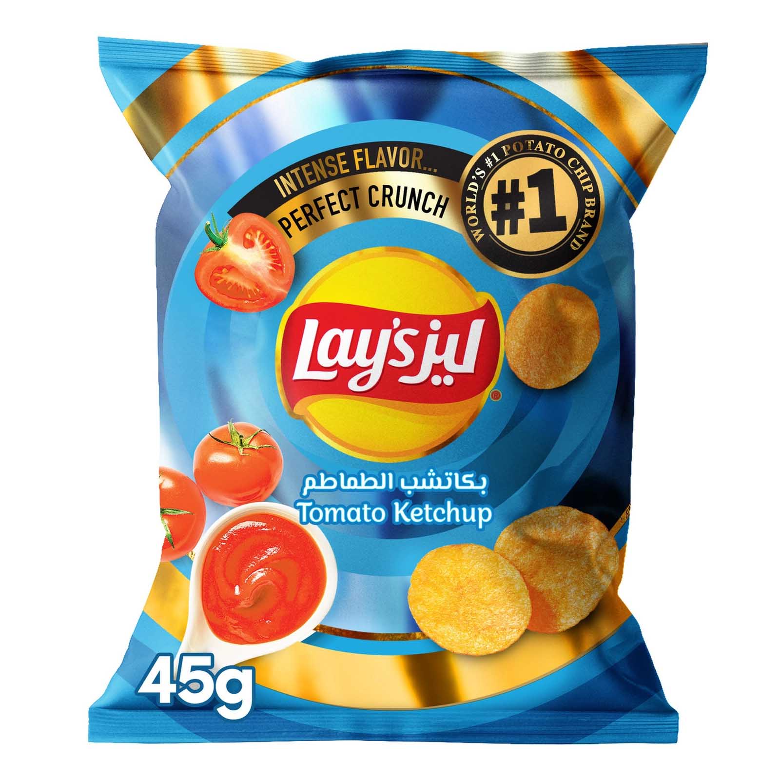 CHIPS KETCHUP LAYS ( 45 gm )