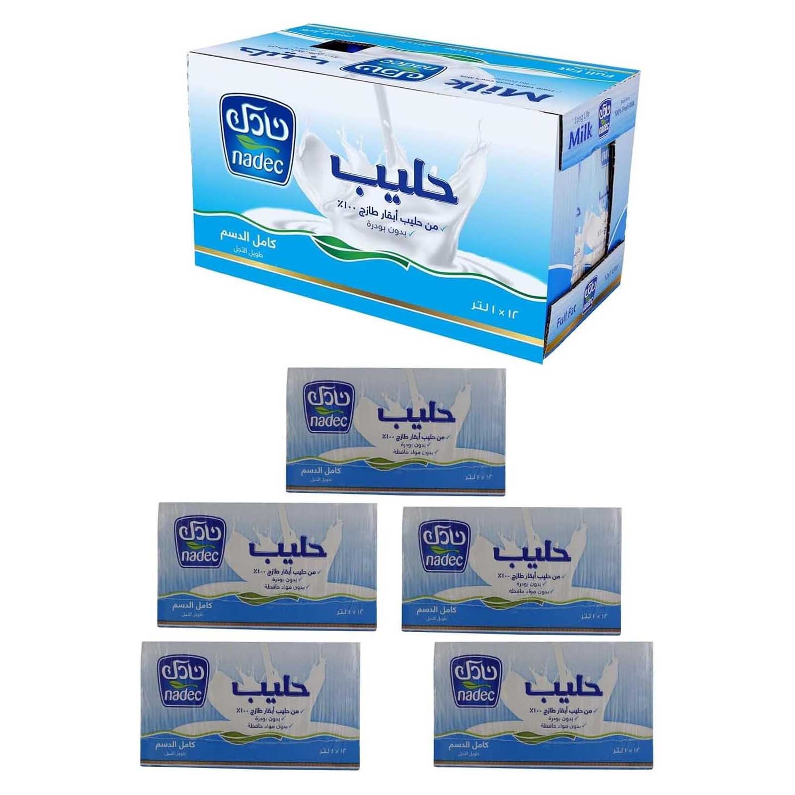 MILK LONG LIFE FULL CREAM NADEC ( 5 X 3 X 4 X 1 LTR )