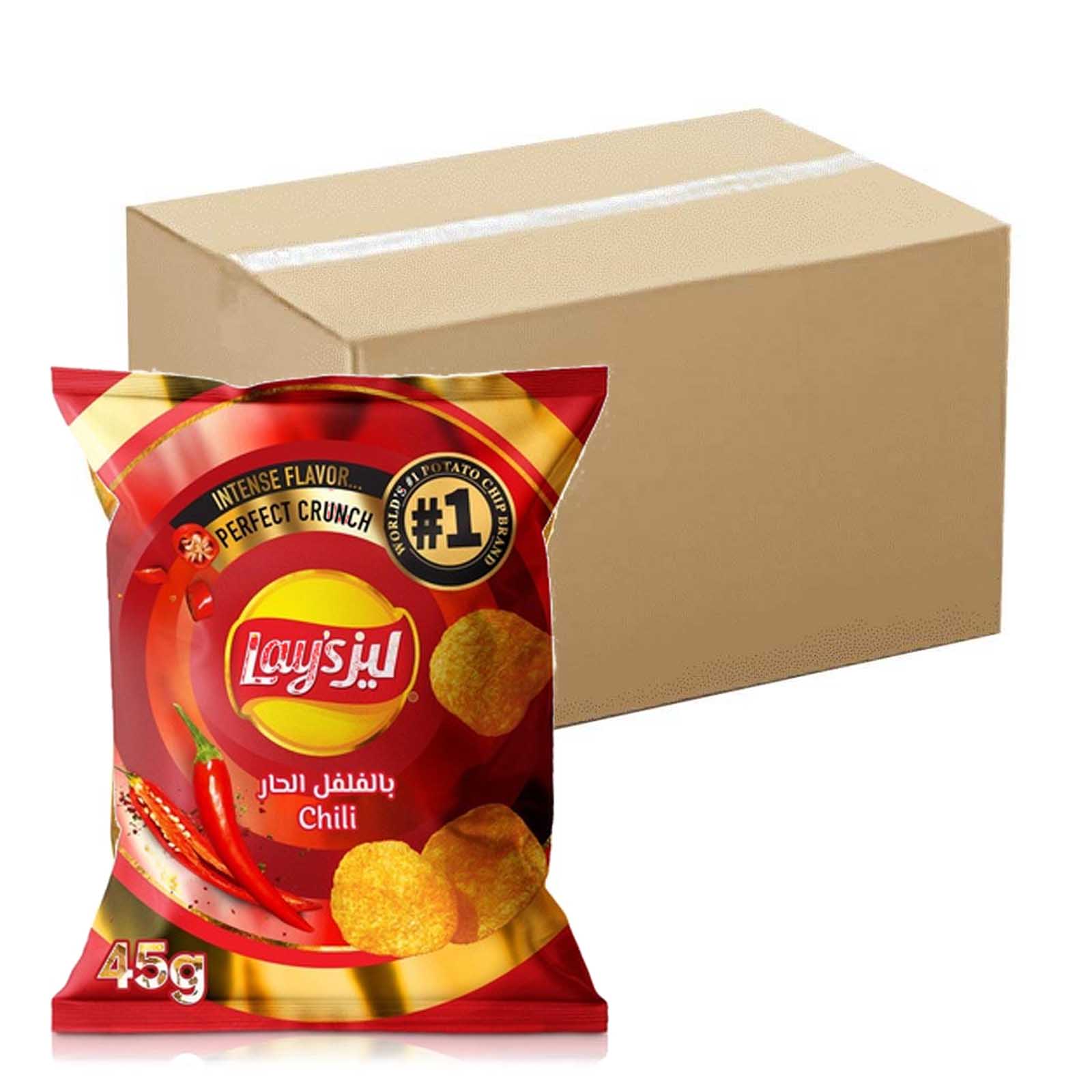 CHIPS CHILI LAYS ( 20 X 45 gm )