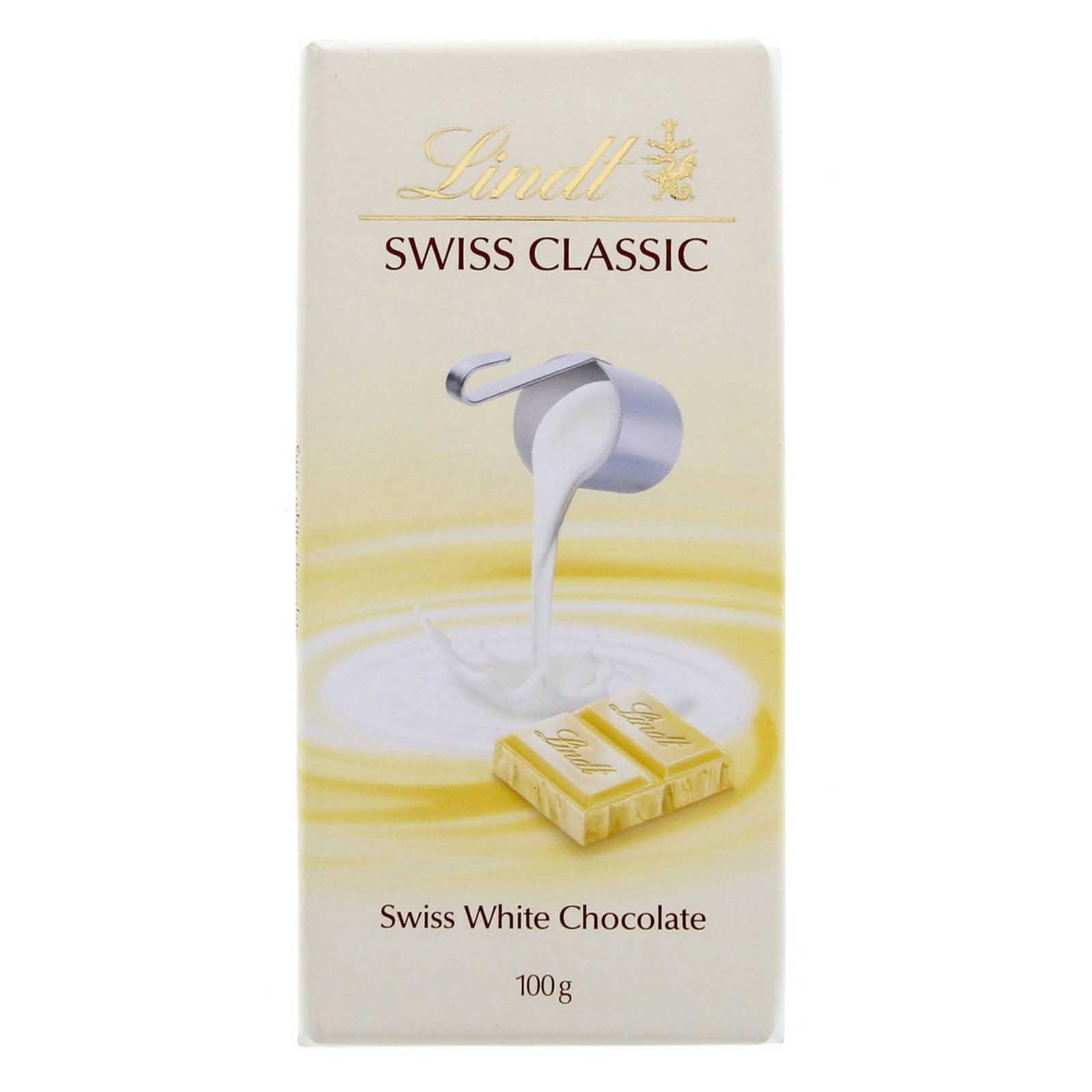 CHOCOLATE WHITE SWISS CLASSSIC LINDT ( 100 GM )