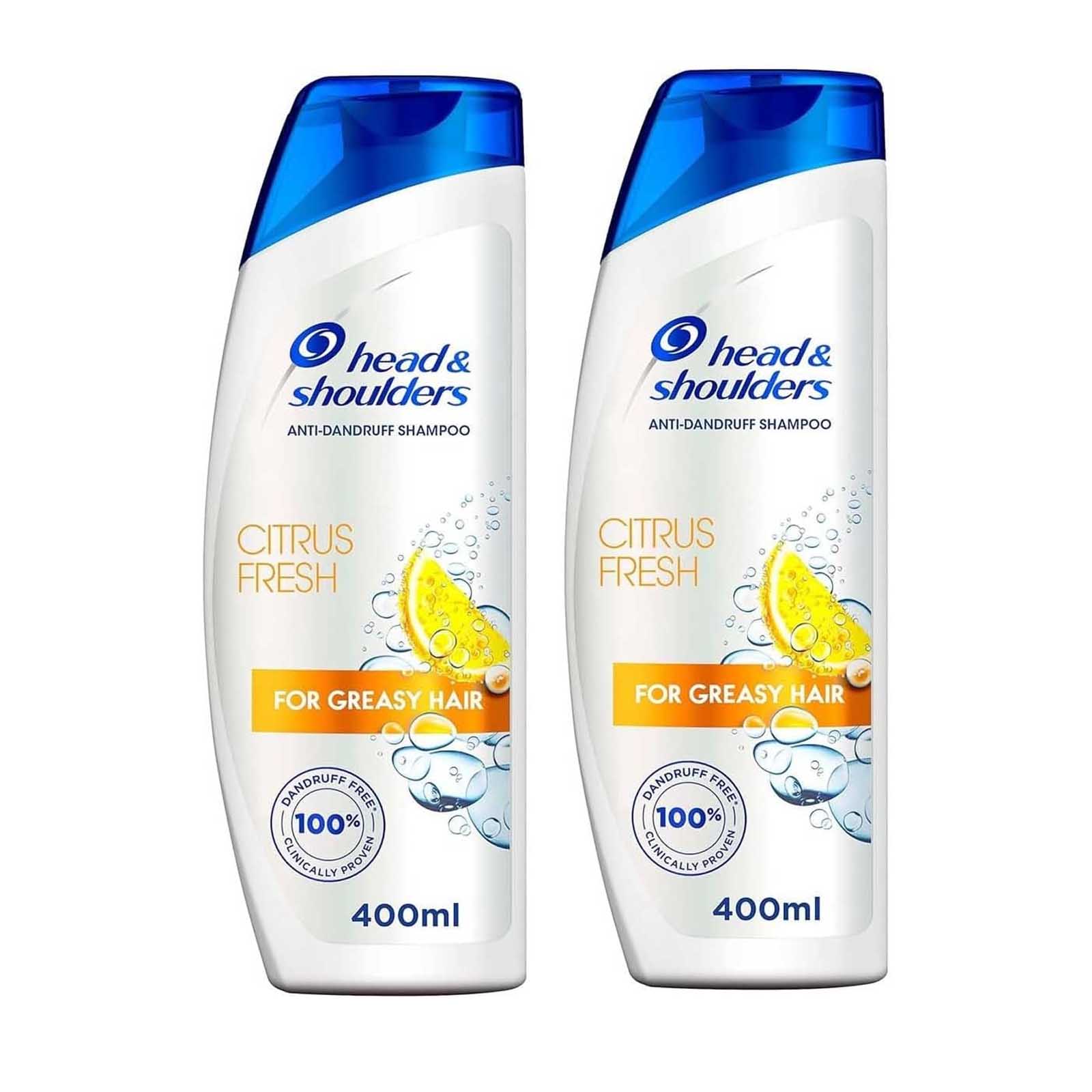 SHAMPOO ANTI DANDRUFF CITRUS FRESH HEAD & SHOULDERS ( 2 X 400 ML )