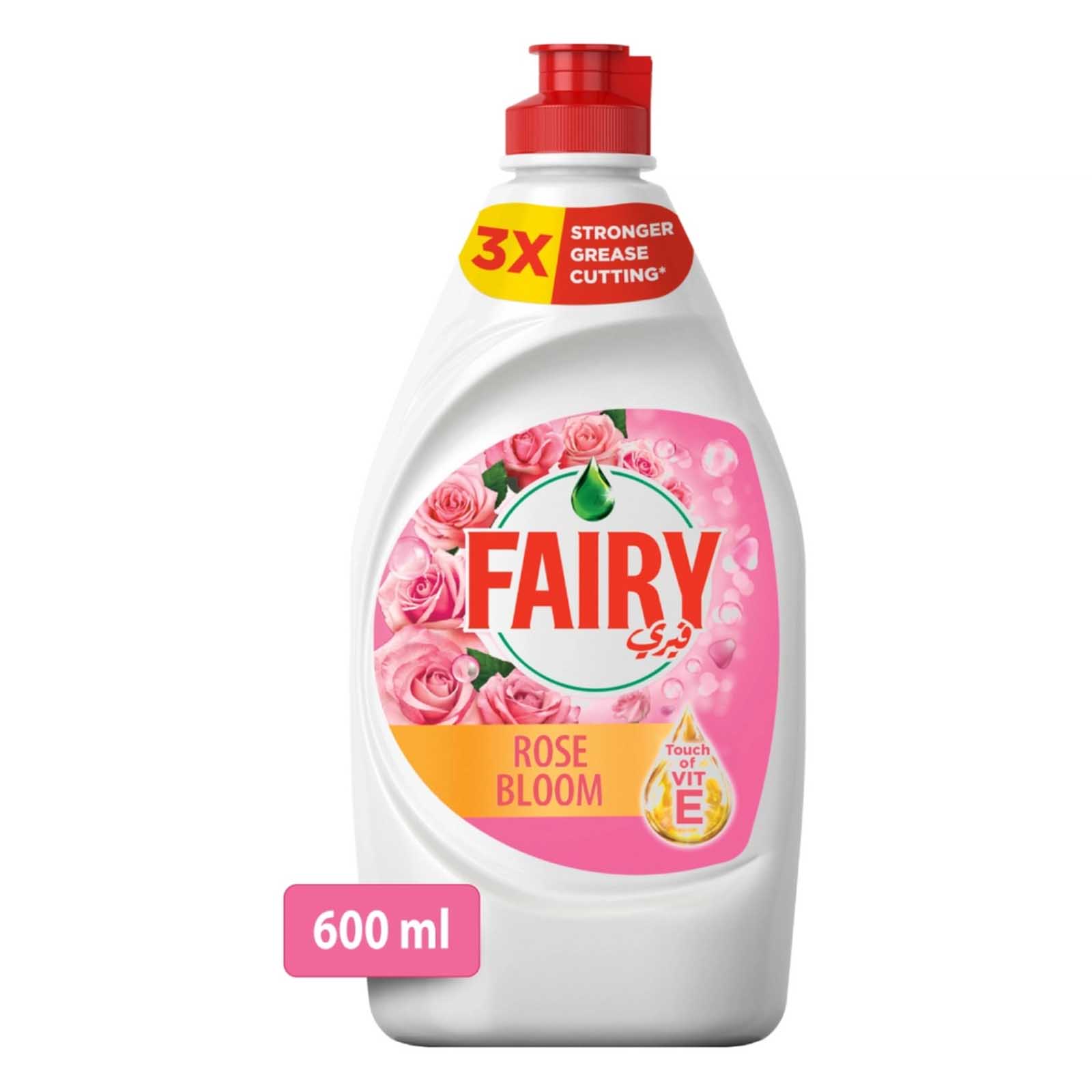 DISHWASHING LIQUID SOAP ROSE BLOOM FAIRY ( 600 ml )