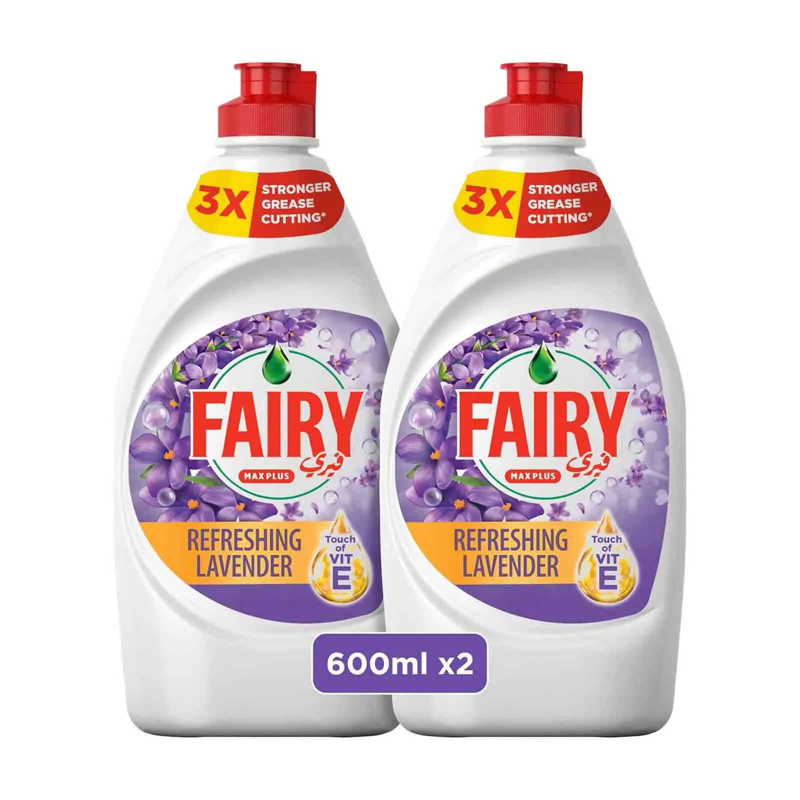 DISHWASHING LIQUID SOAP REFRESHING LAVENDER FAIRY ( 2 X 600 ML )
