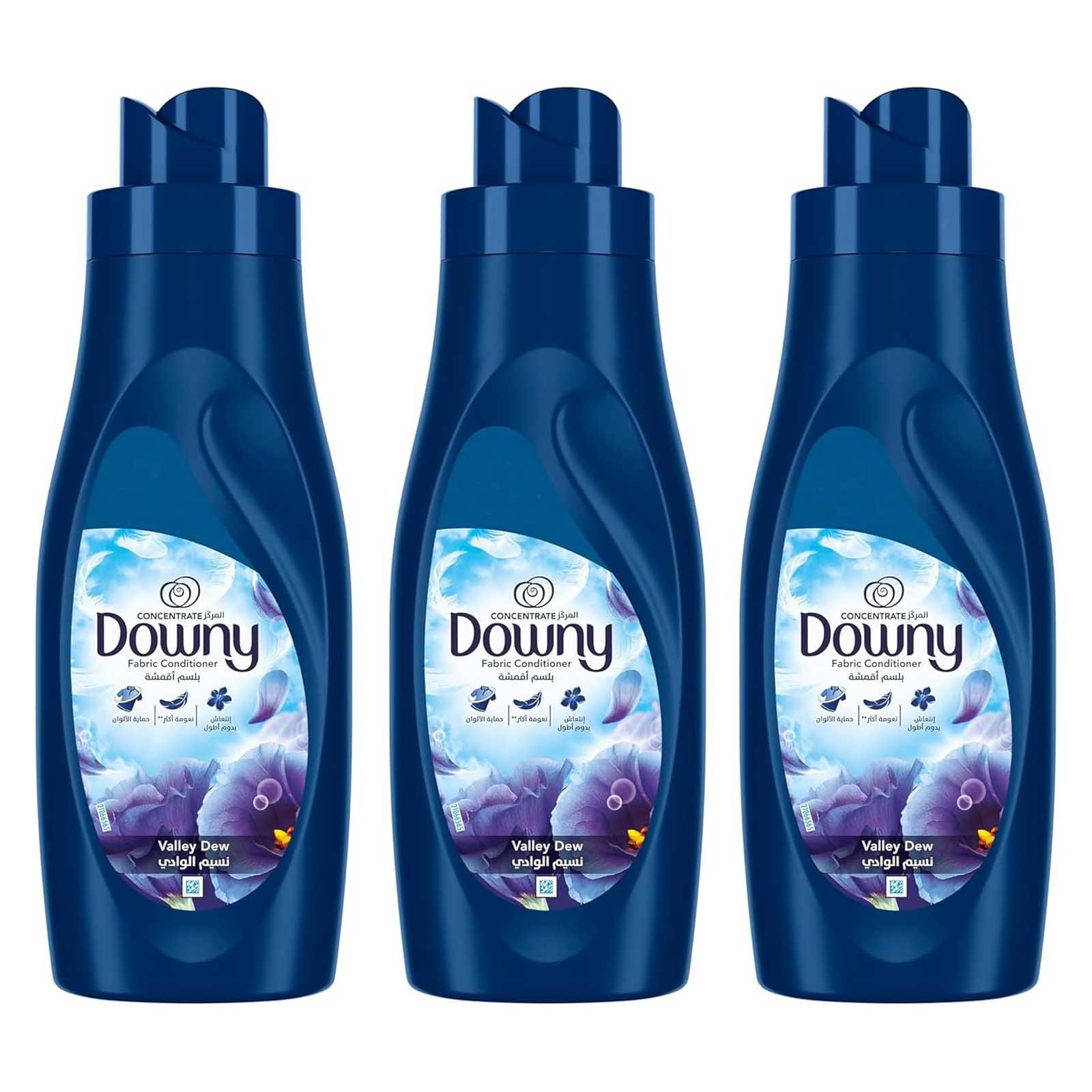 FABRIC CONDITIONER CONCENTRATE VALLEY DEW DOWNY ( 3 X 1 LTR )