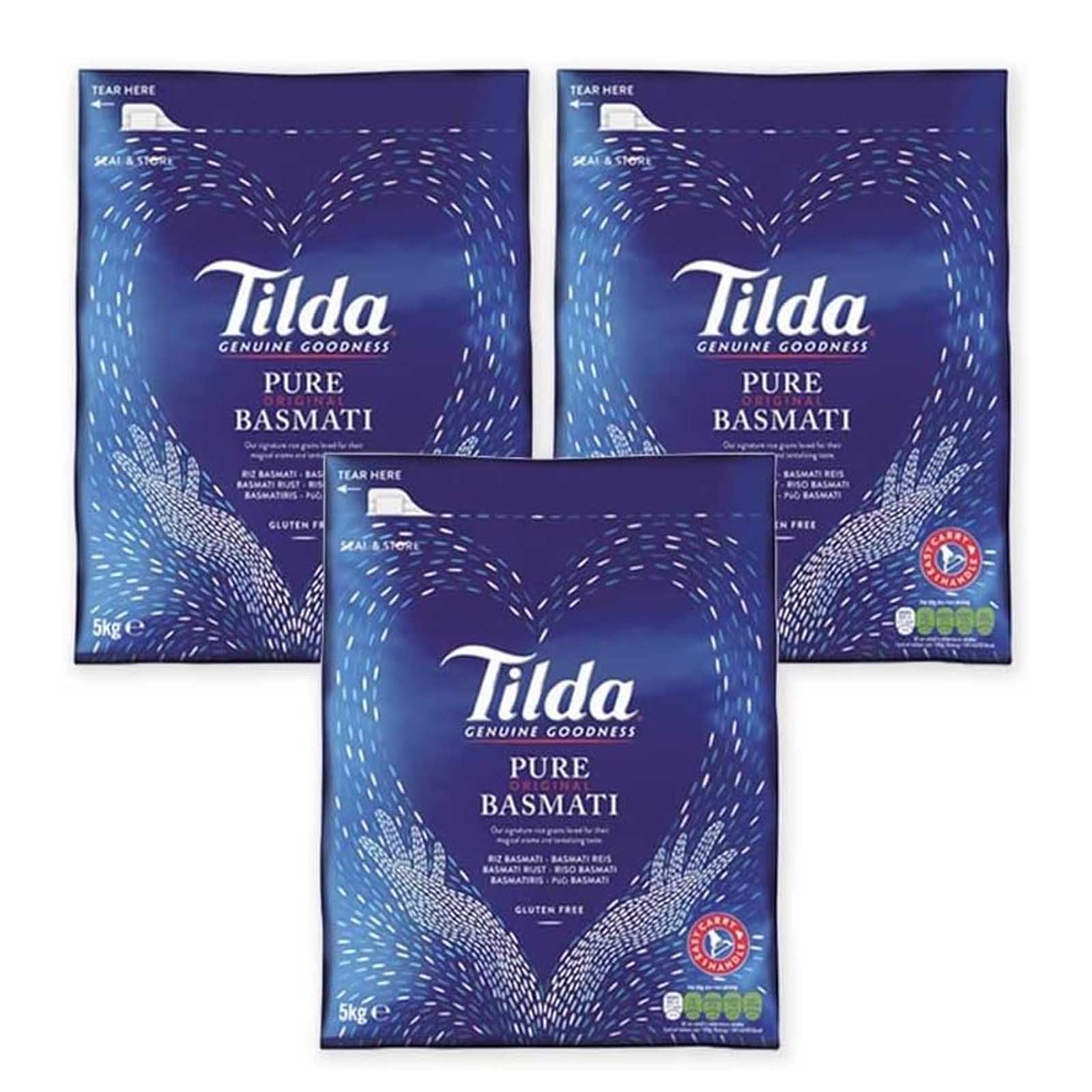 RICE BASMATI TILDA ( 3 X 5 kg )