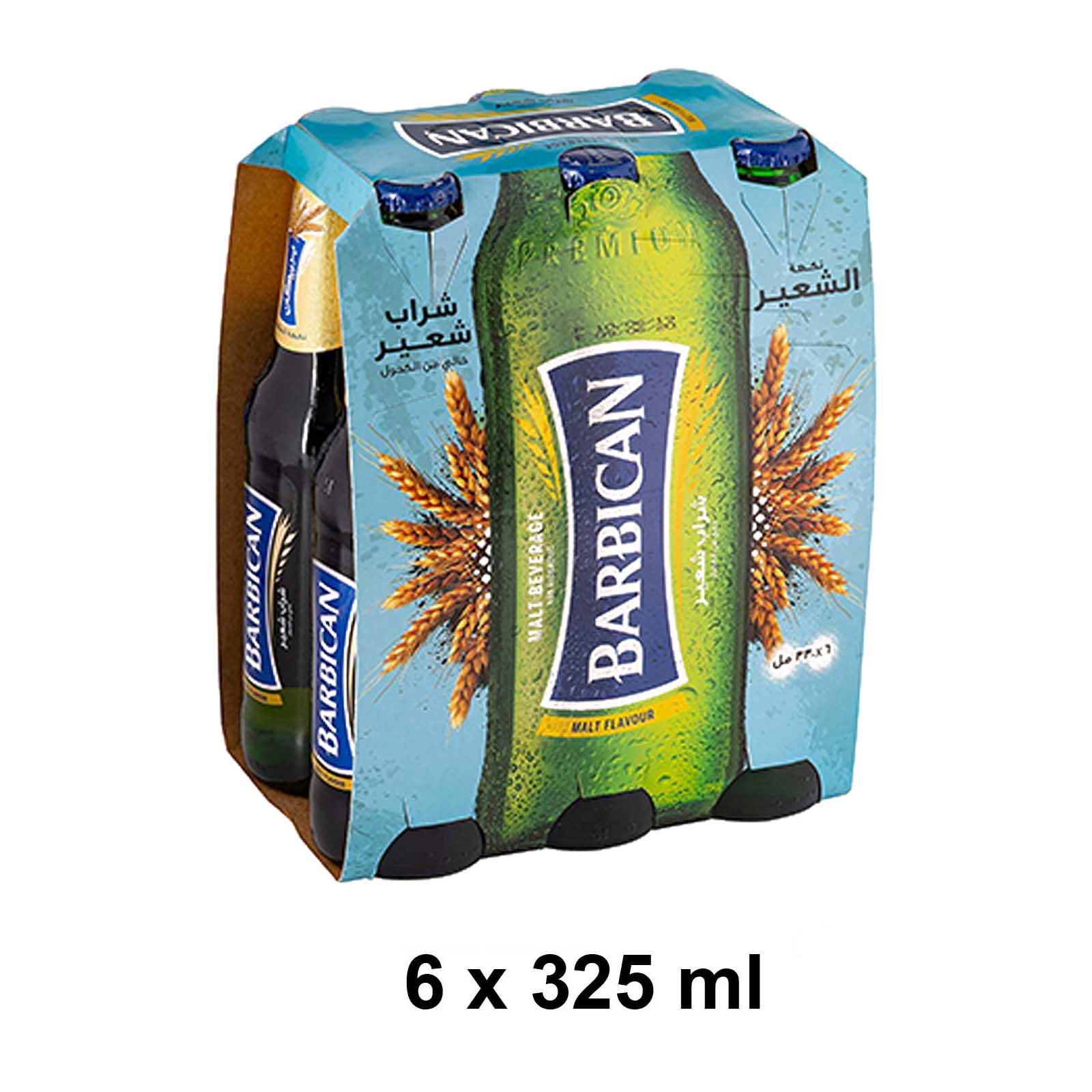 NON ALCOHOLIC BEVERAGE MALT BARBICAN ( 6 X 325 ML )