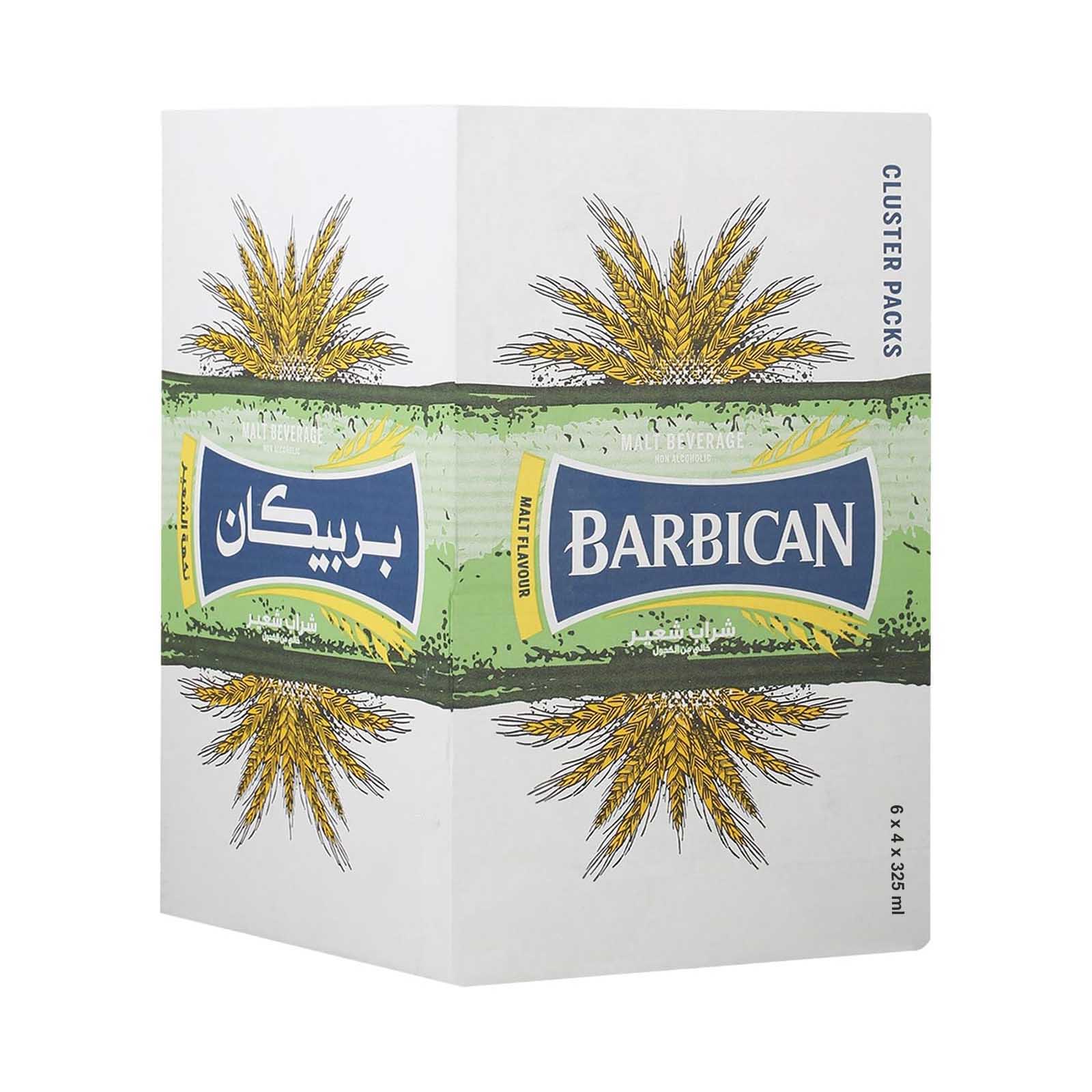 NON ALCOHOLIC BEVERAGE MALT BARBICAN ( 4 X 6 X 325 ML )