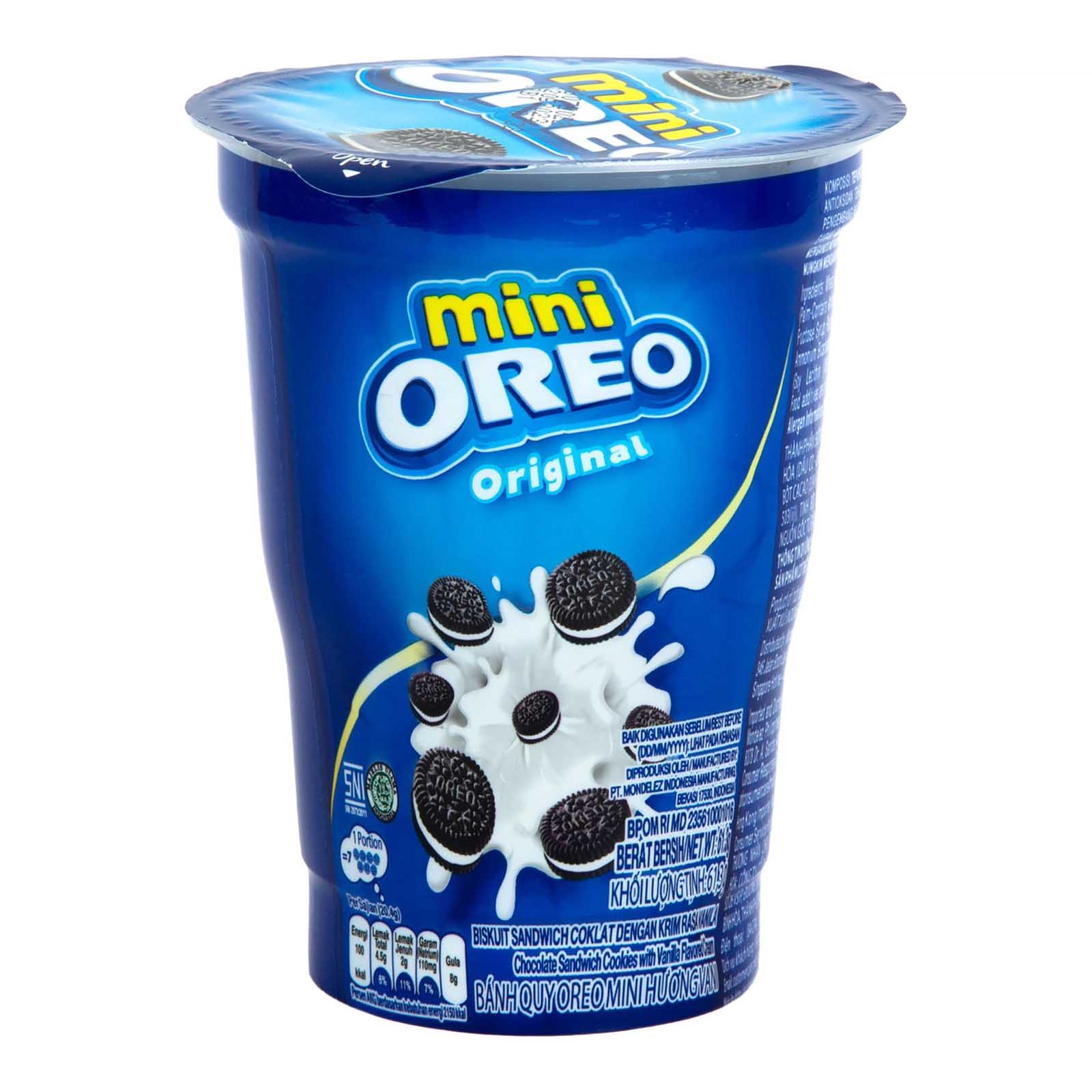 BISCUIT COCOA VANILLA FLAVOR MINI OREO ( 61.3 gm ) 