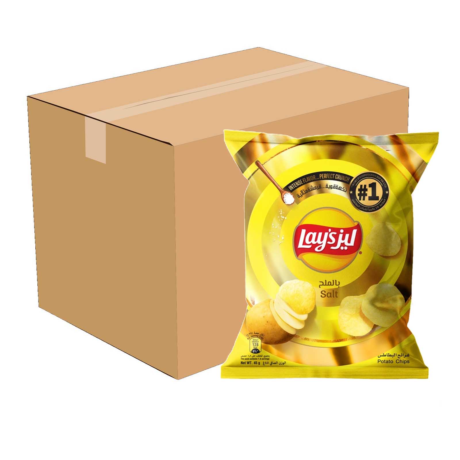 CHIPS SALT LAYS ( 20 X 45 GM )