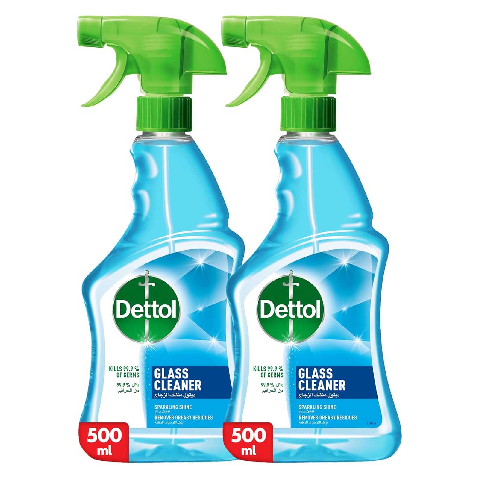 GLASS CLEANER DETTOL ( 2 X 500 ML )