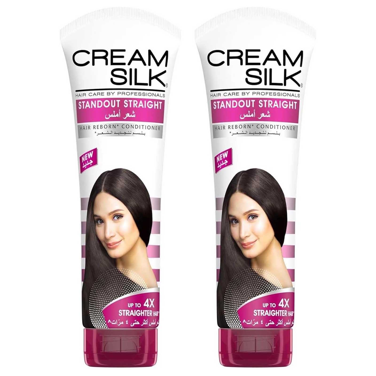 CONDITIONER STANDOUT STRAIGHT CREAM SILK ( 2 X 280 ML )