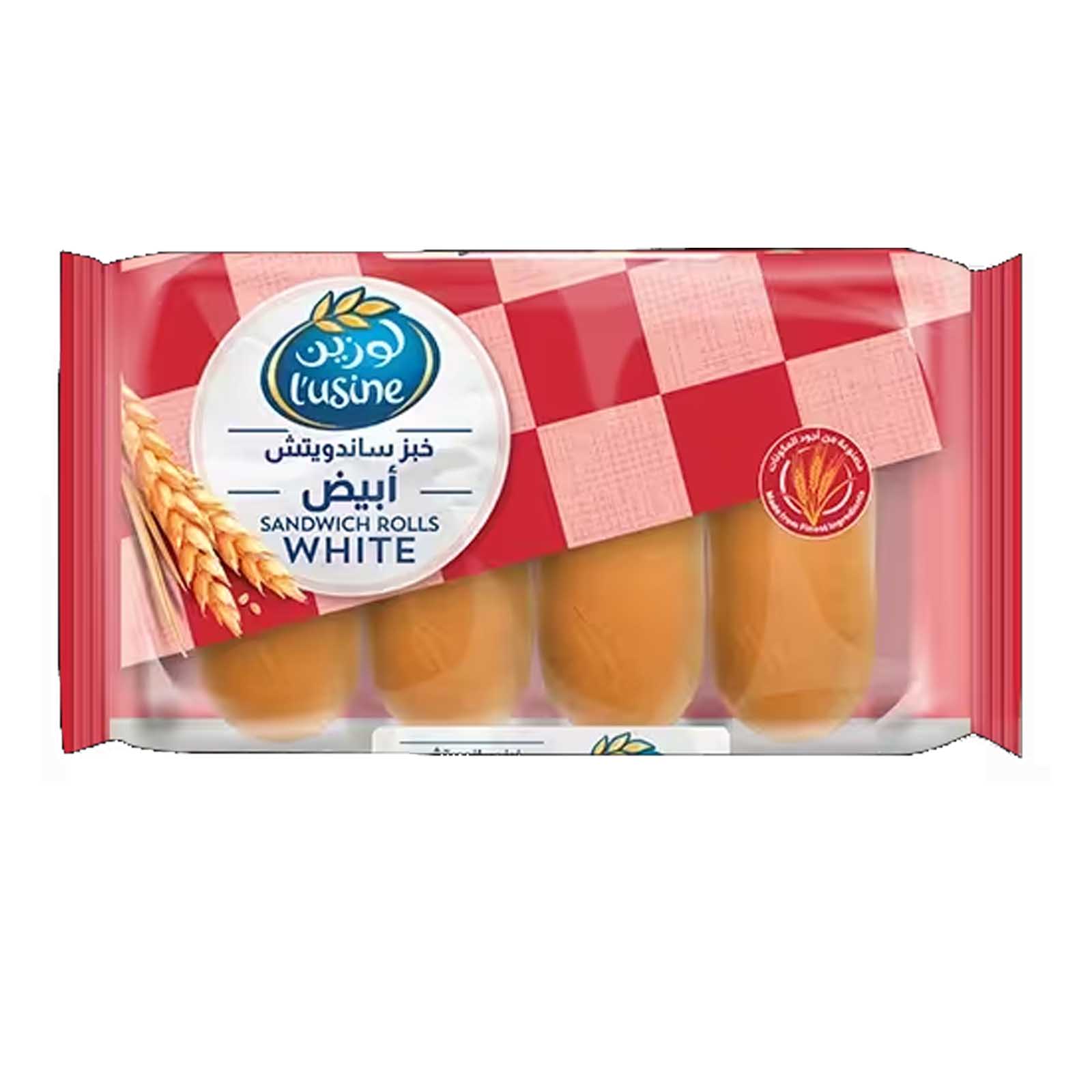 BREAD SANDWICH ROLLS WHITE LUSINE ( 200 GM )